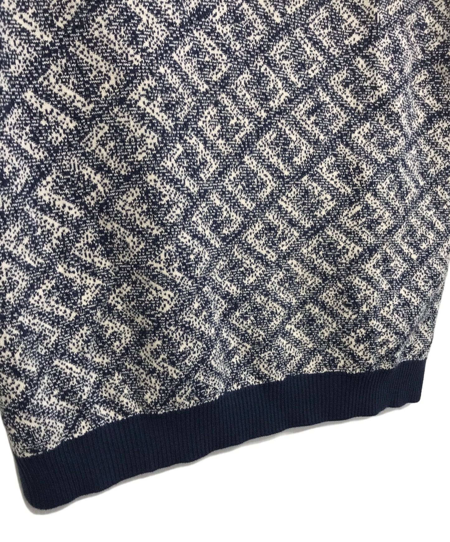 [Pre-owned] FENDI Jacquard polo shirt FZC349 AN3Q