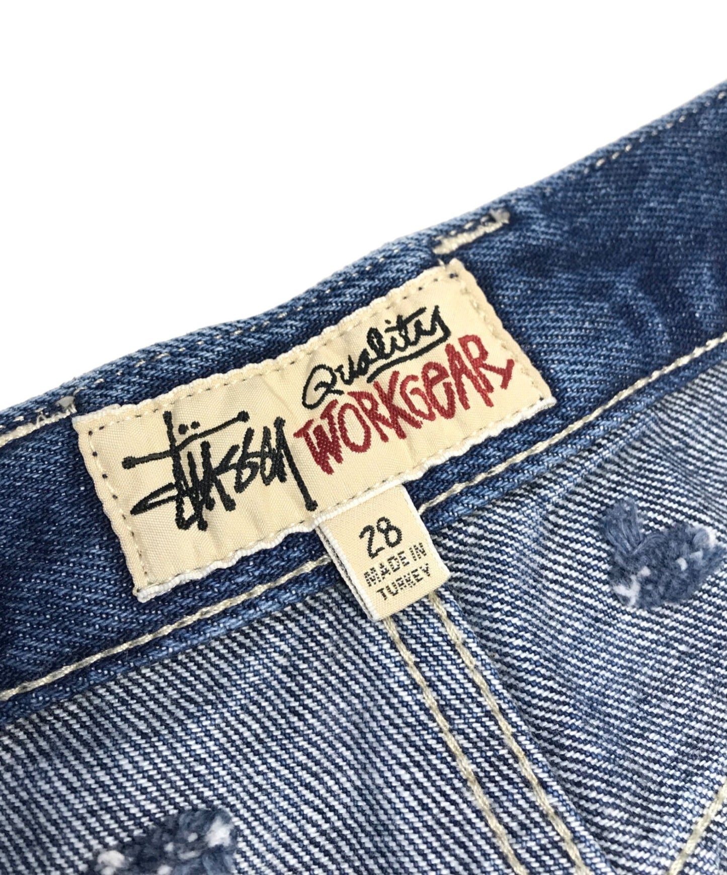 [Pre-owned] stussy Double Knee Denim Pants 116482