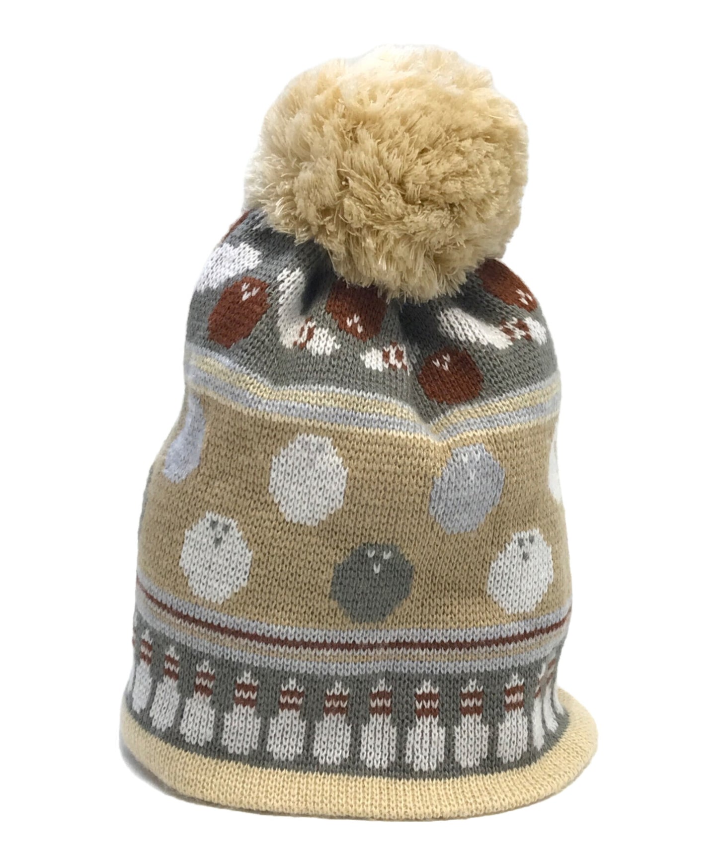 [Pre-owned] PLEATS PLEASE Bowling Beanie Knit Cap PP74-AA701