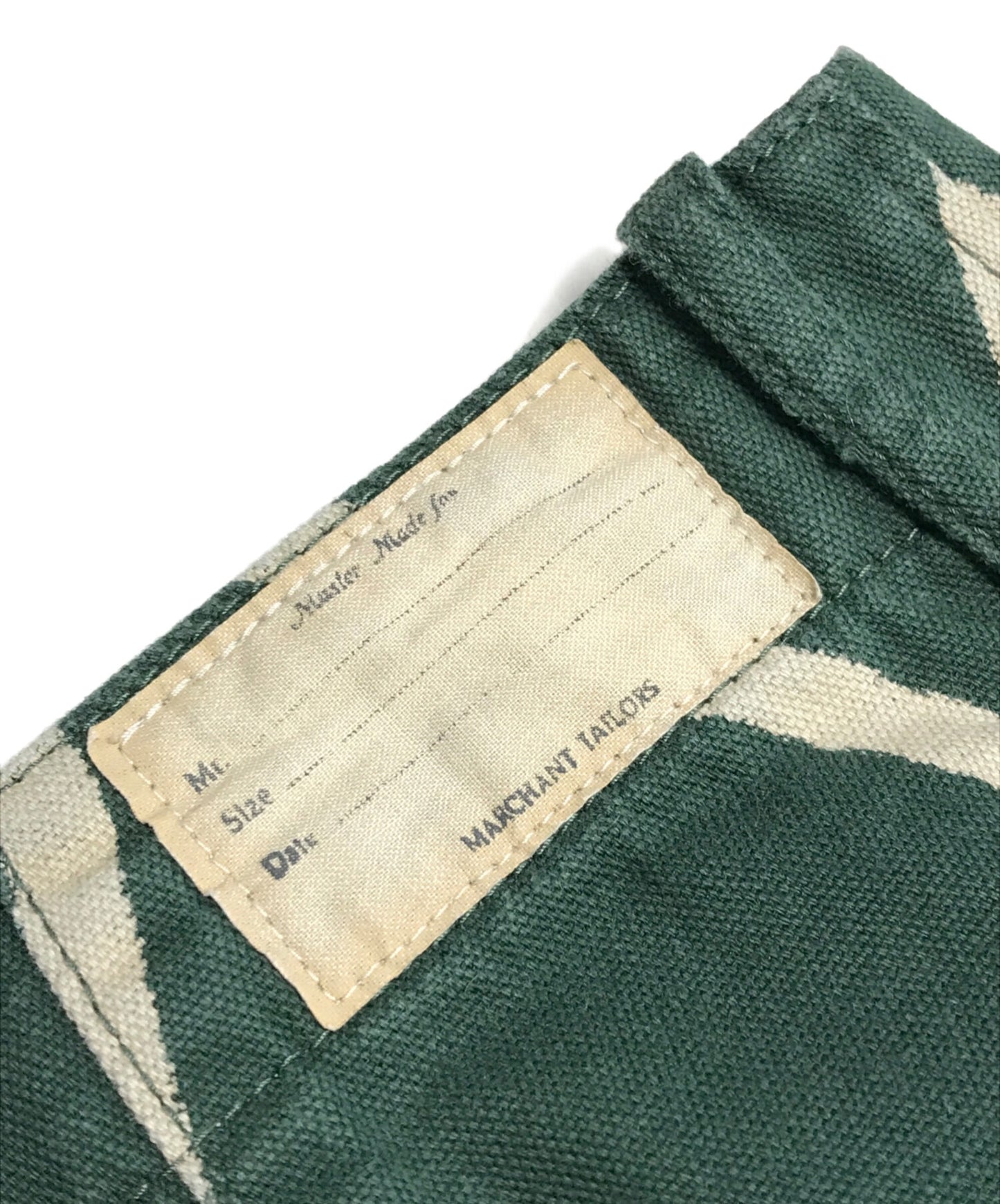 [Pre-owned] KAPITAL Drunken striped cotton linen pants K2005LP186