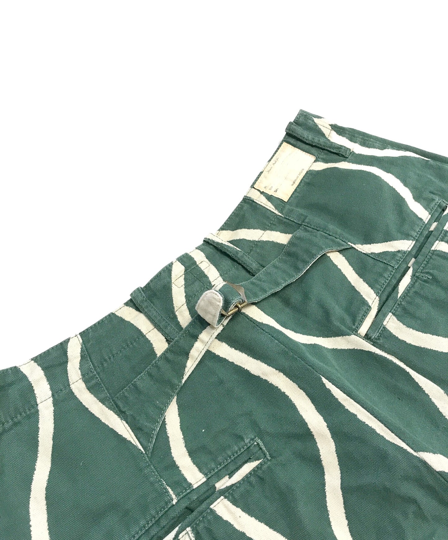 [Pre-owned] KAPITAL Drunken striped cotton linen pants K2005LP186
