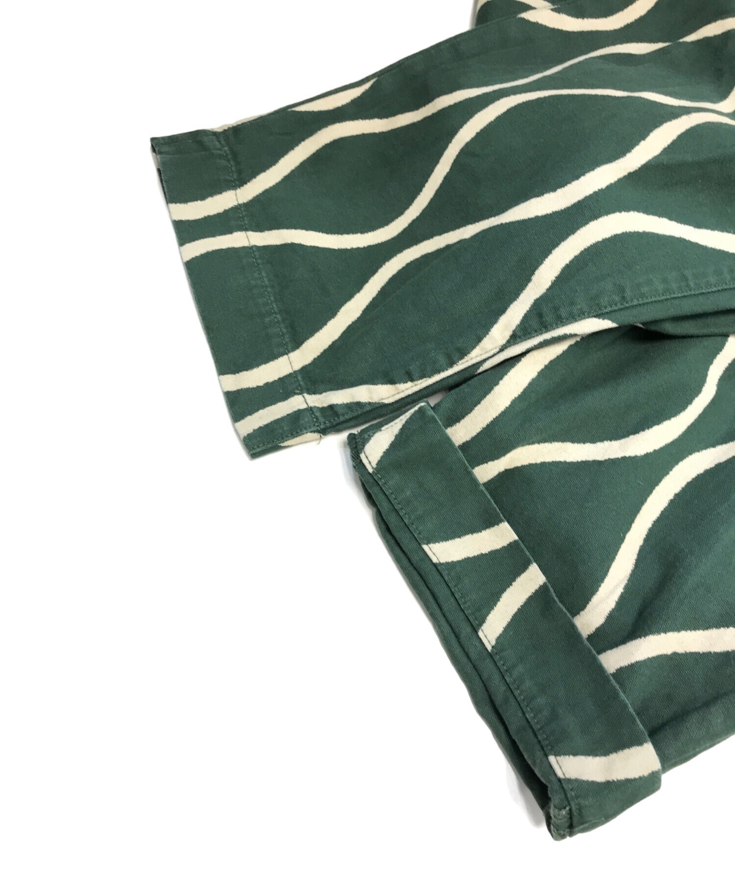 [Pre-owned] KAPITAL Drunken striped cotton linen pants K2005LP186