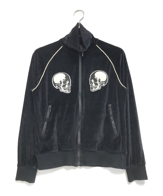 [Pre-owned] NUMBER (N)INE Skull velour track jacket