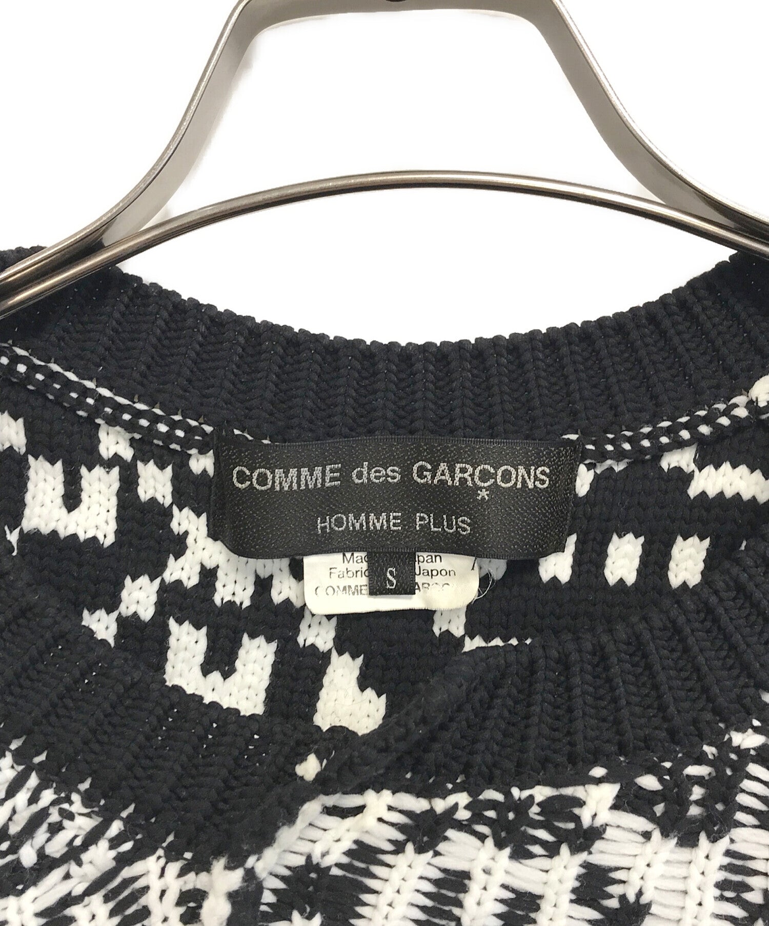 24ssCOMMEdesGARCONS HOMMEPLUS転写オーバーニット25 24ssCOMMEdesGARCONS HOMMEPLUS転写オーバーニット25 - メルカリ