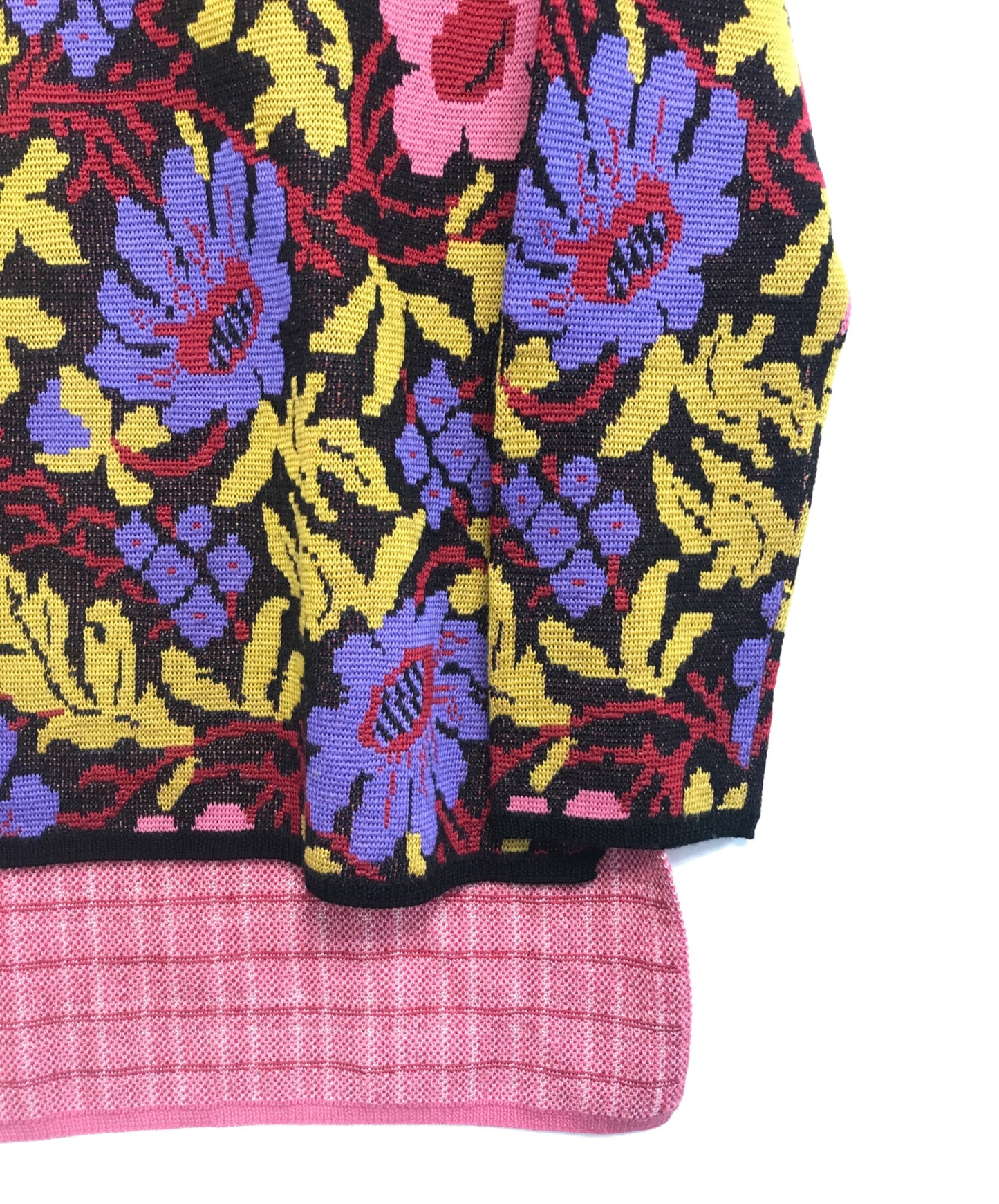 [Pre-owned] COMME des GARCONS HOMME PLUS Floral Crew Neck Knit PI-N001