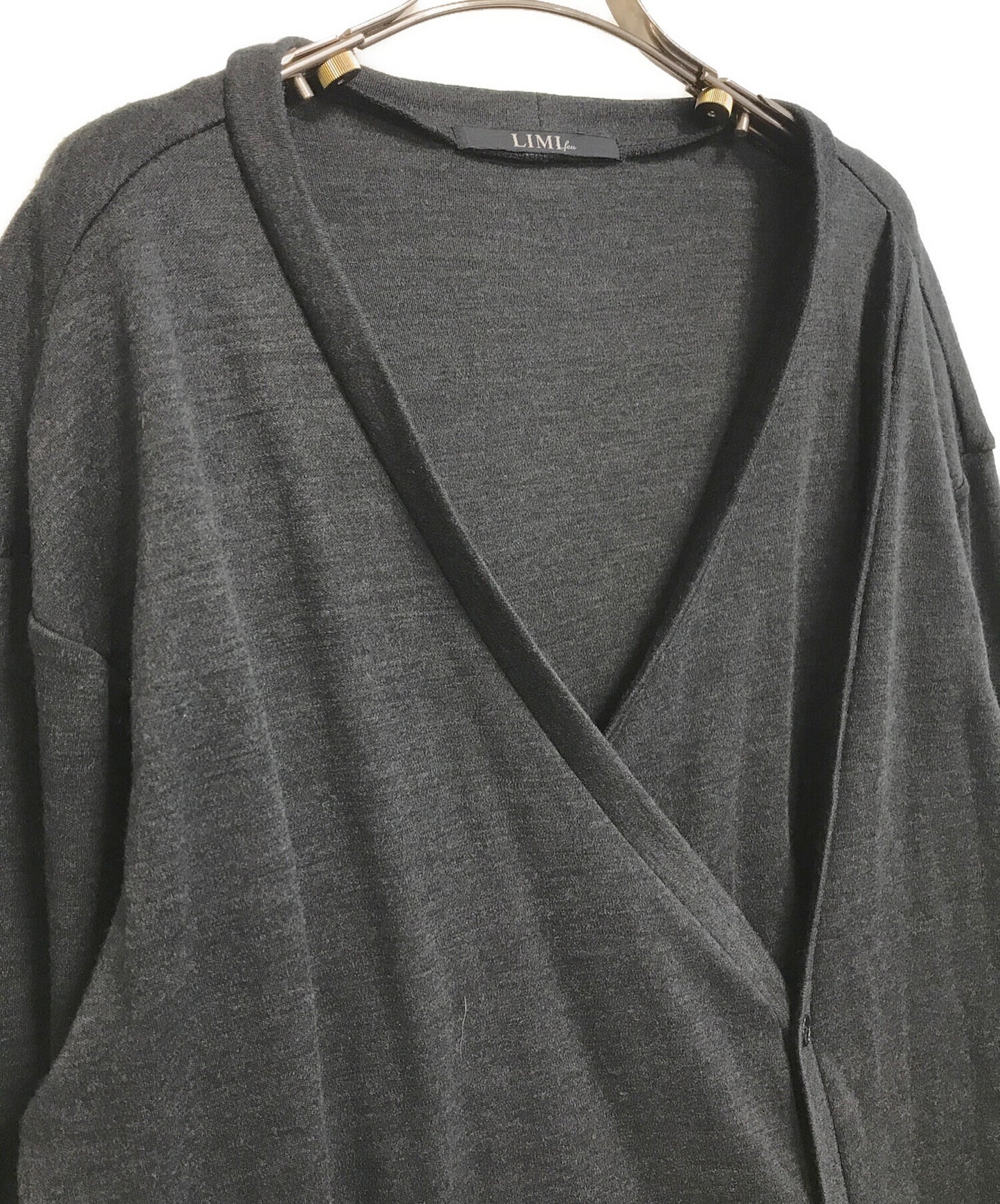 [Pre-owned] LIMI feu Layered Wool Cardigan LJ-T18-141