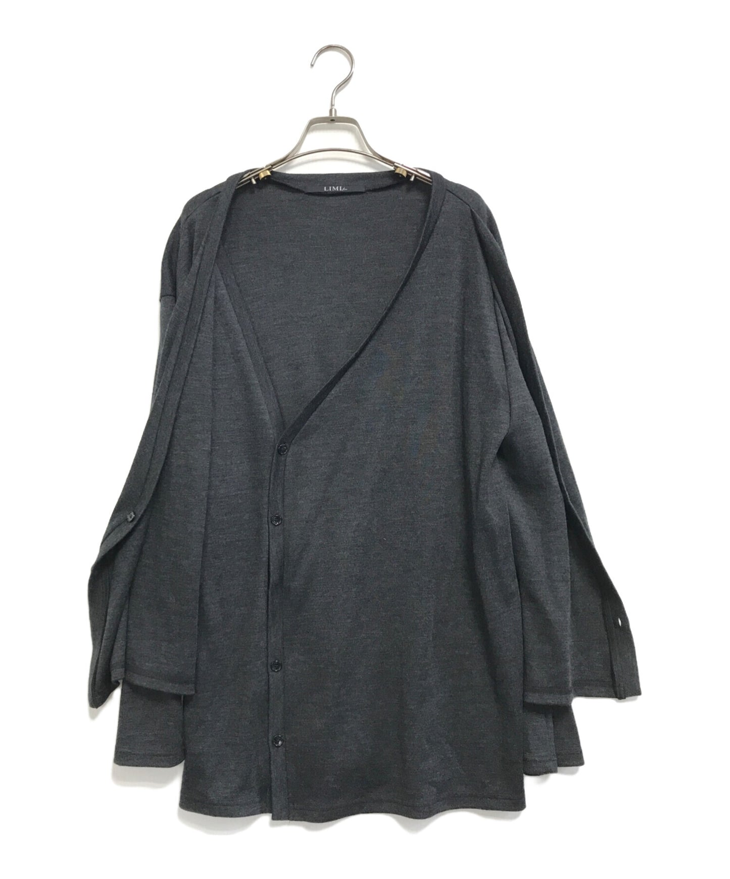 [Pre-owned] LIMI feu Layered Wool Cardigan LJ-T18-141