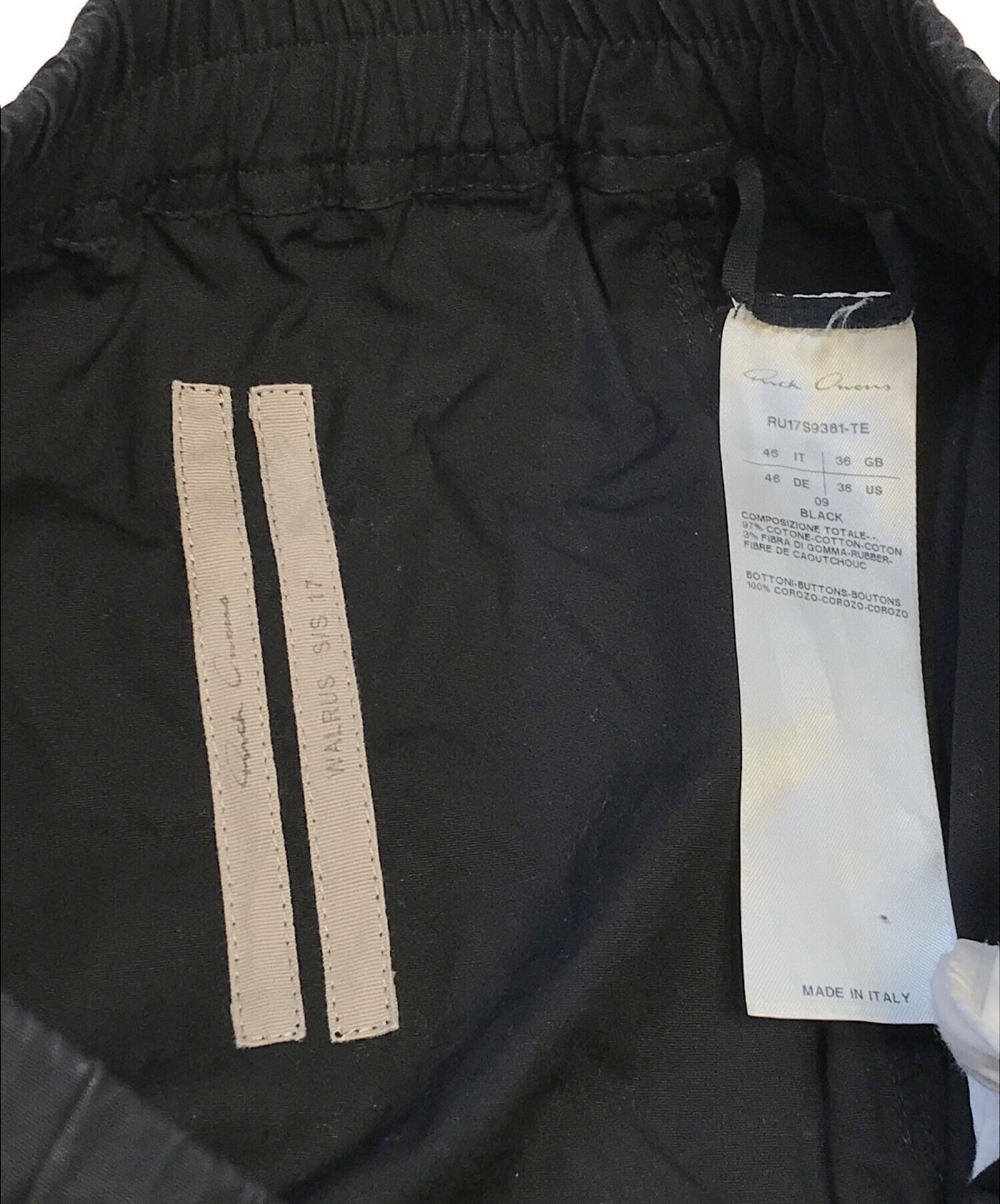 [Pre-owned] RICK OWENS drawstring sarouel pants