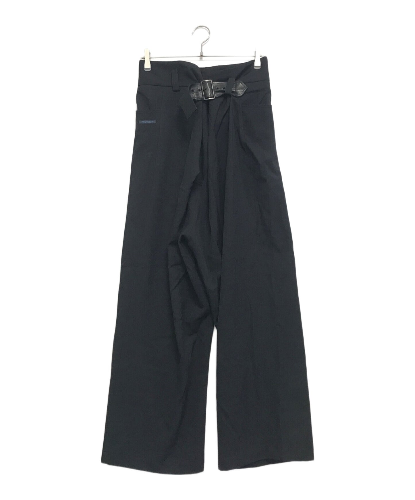 [Pre-owned] REGULATION Yohji Yamamoto Wide pants with leather belt FL-P54-100