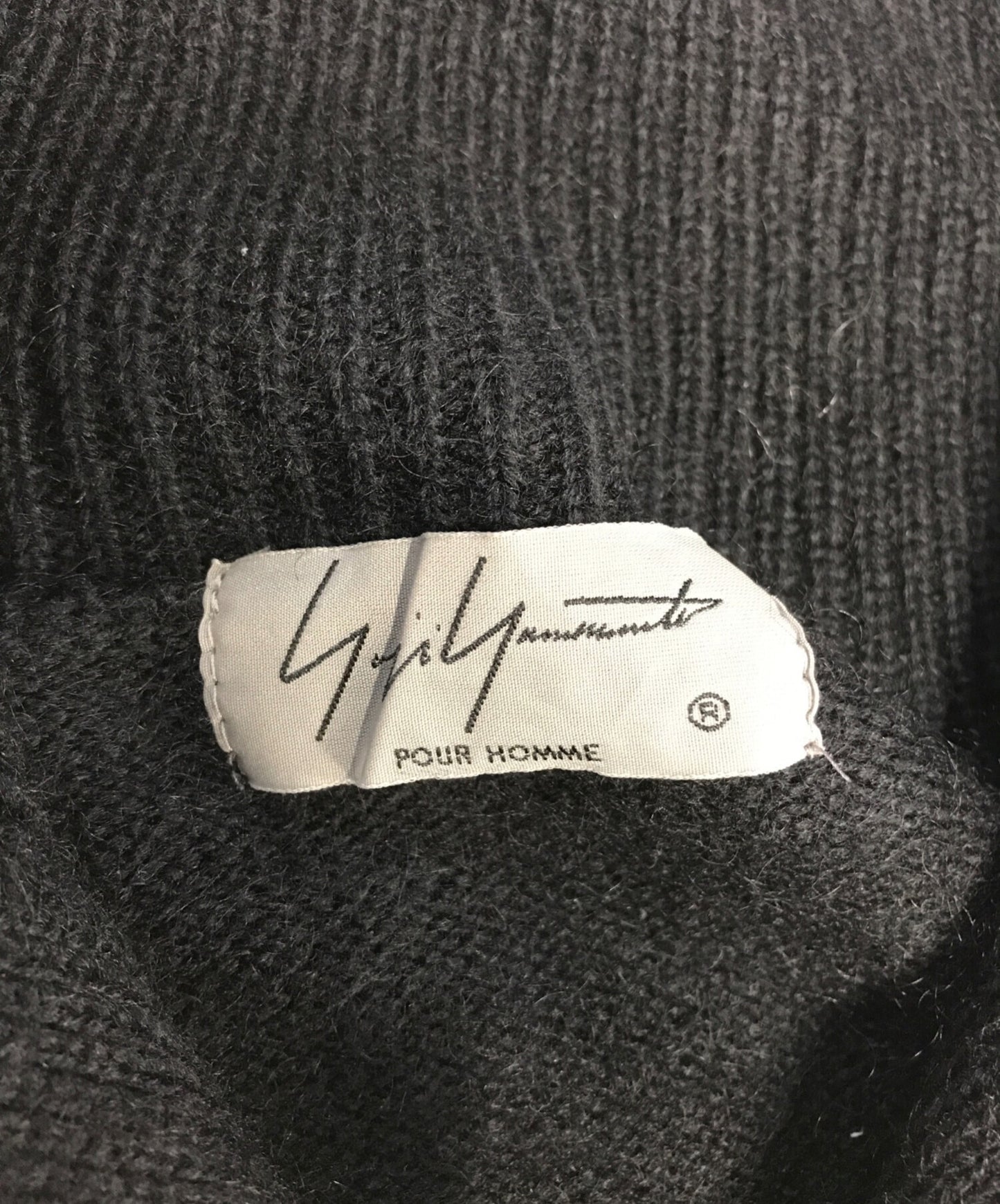 [Pre-owned] Yohji Yamamoto pour homme Mohair-blend knit jacket HK-K46-832