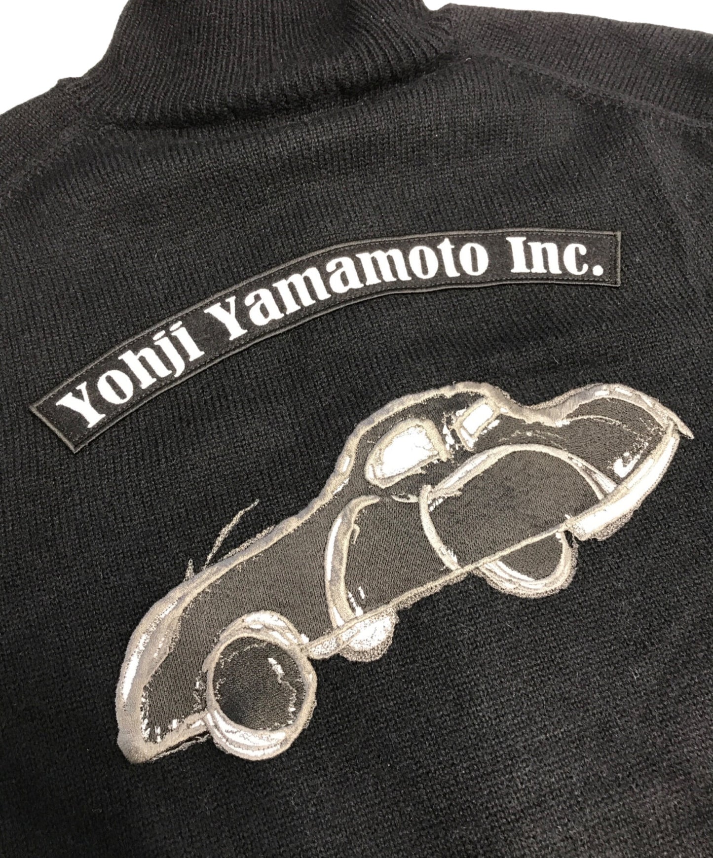 [Pre-owned] Yohji Yamamoto pour homme Mohair-blend knit jacket HK-K46-832