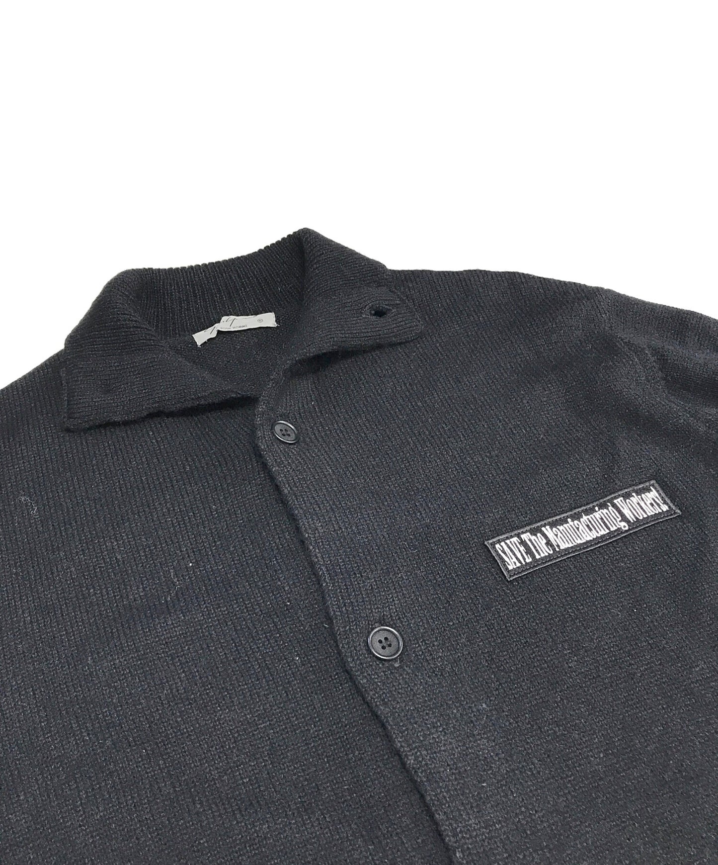 [Pre-owned] Yohji Yamamoto pour homme Mohair-blend knit jacket HK-K46-832