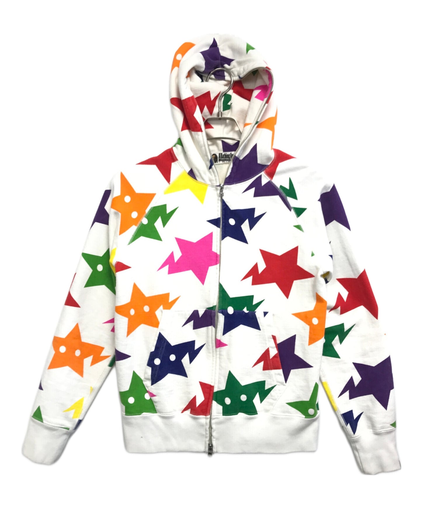 [Pre-owned] A BATHING APE Zip Hoodie with Stars