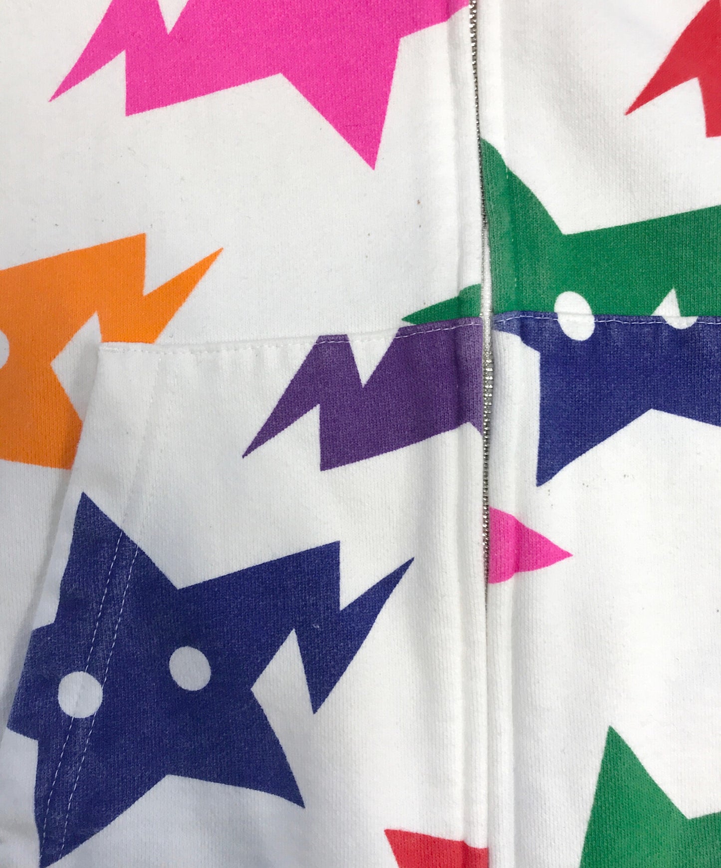 [Pre-owned] A BATHING APE Zip Hoodie with Stars
