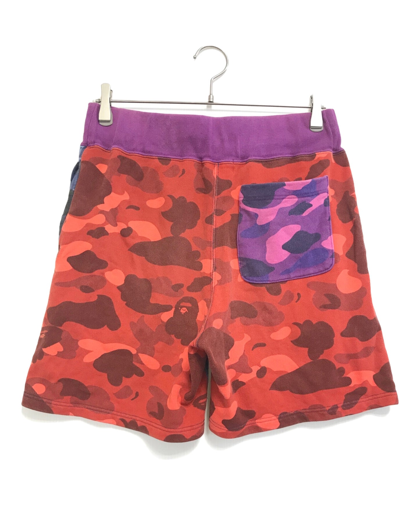 [Pre-owned] A BATHING APE Crazy Camo Shark Sweatshorts 001SPI201003M