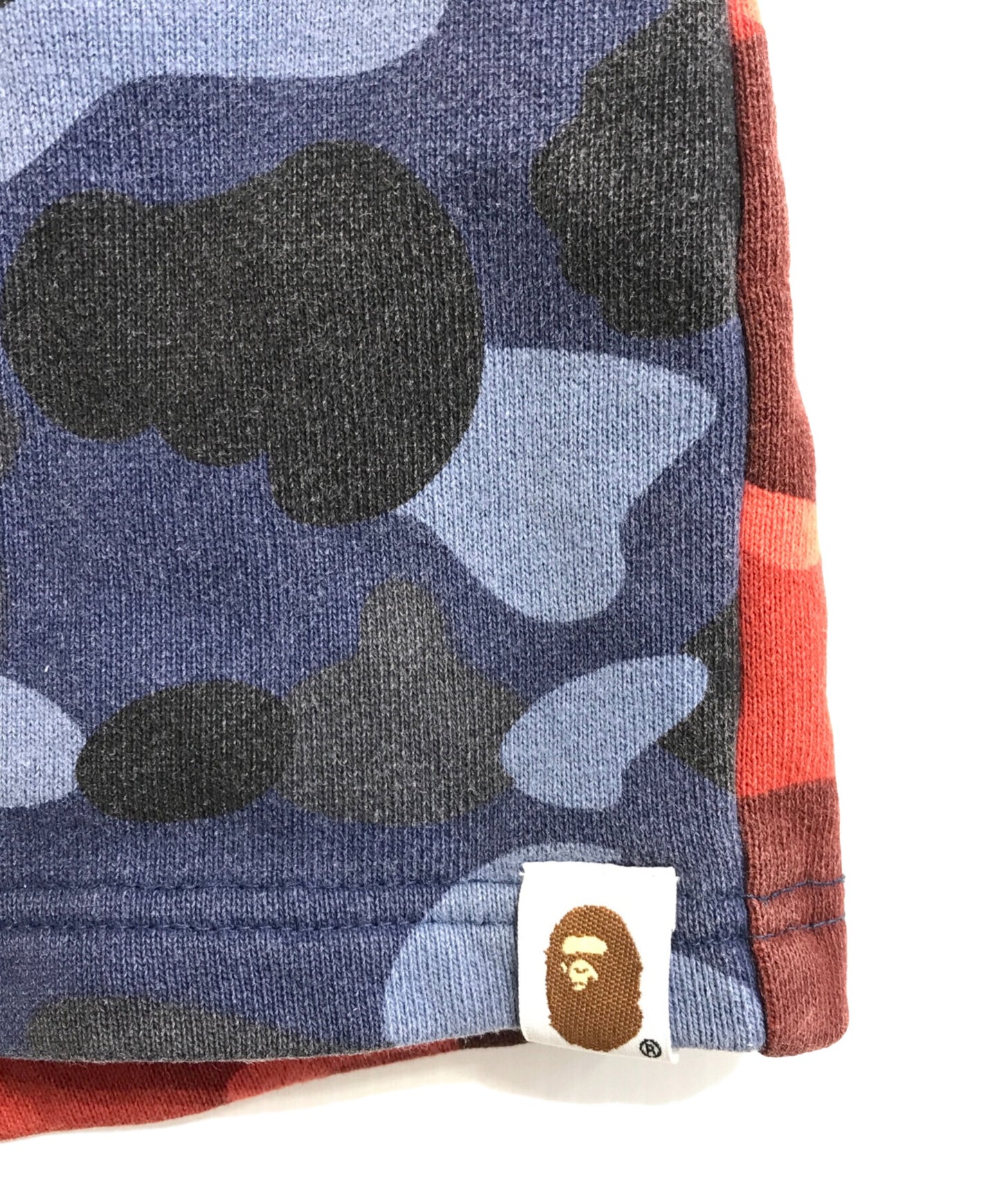 [Pre-owned] A BATHING APE Crazy Camo Shark Sweatshorts 001SPI201003M