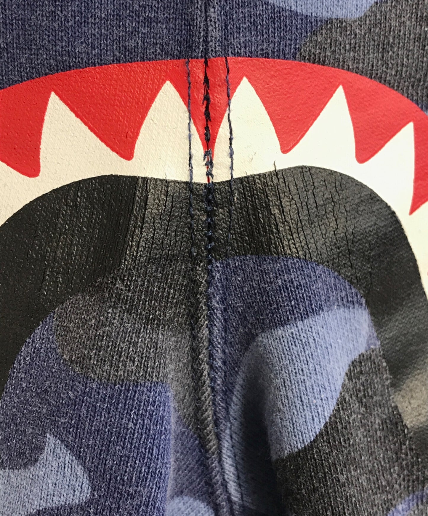 [Pre-owned] A BATHING APE Crazy Camo Shark Sweatshorts 001SPI201003M