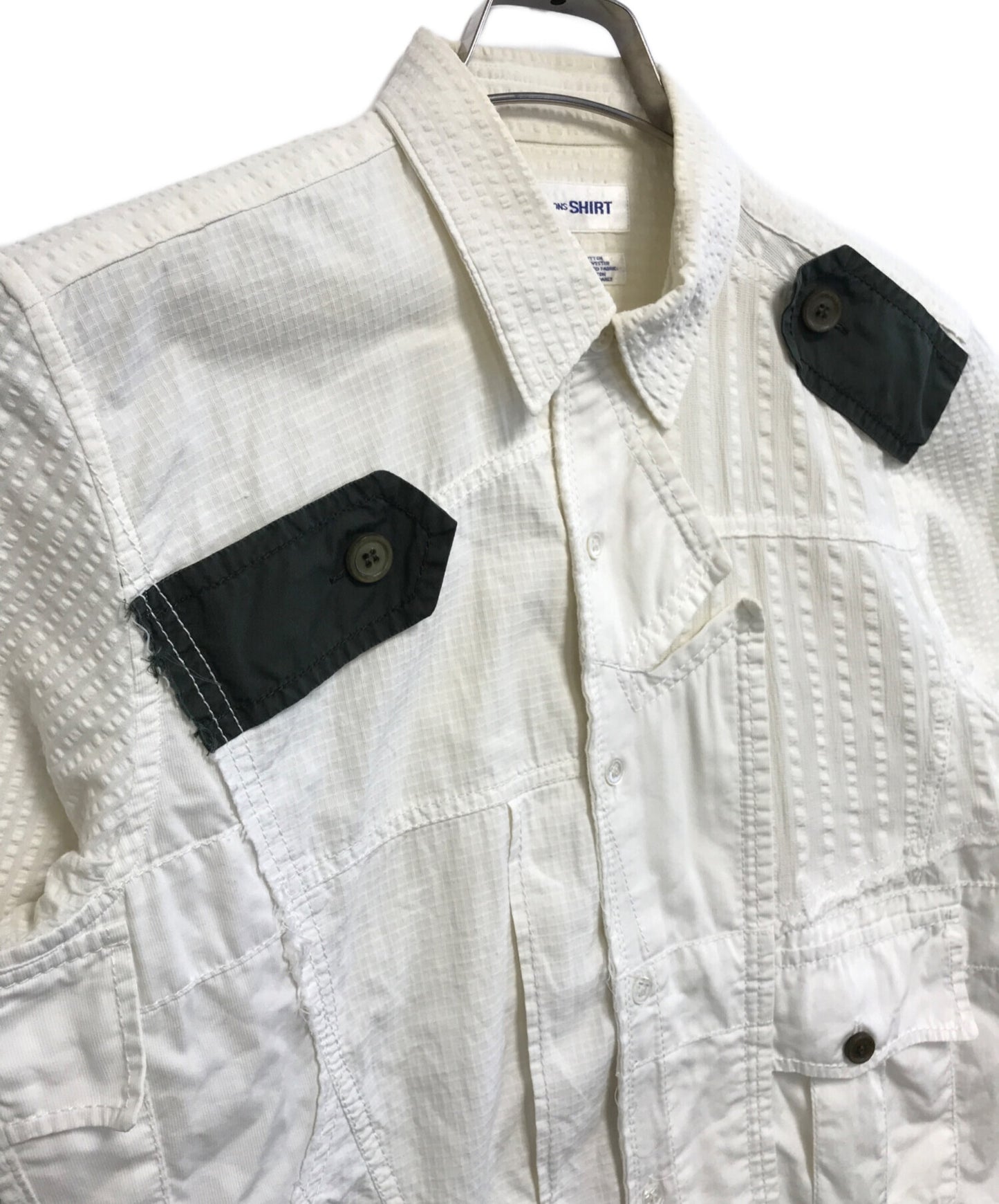 [Pre-owned] COMME des GARCONS SHIRT patchwork shirt S11037