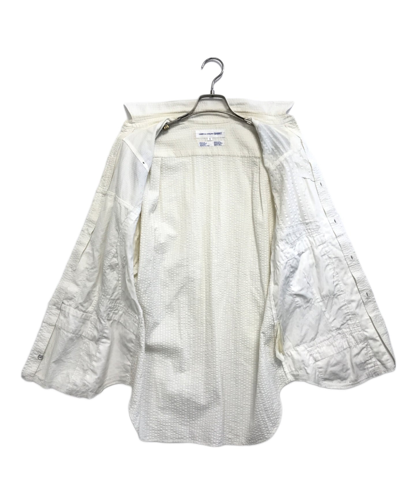 [Pre-owned] COMME des GARCONS SHIRT patchwork shirt S11037