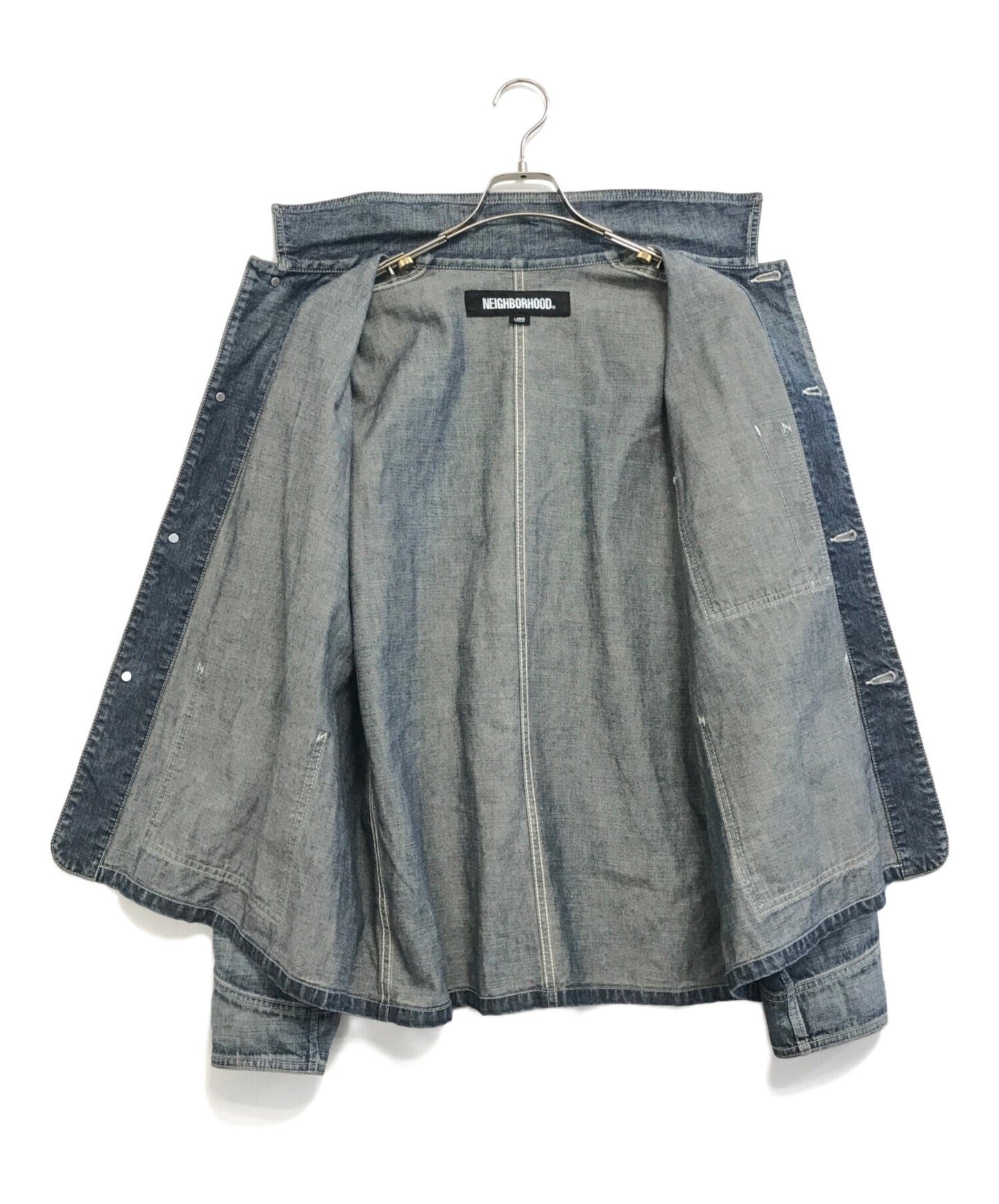 [Pre-owned] NEIGHBORHOOD WASHED SHORT COVERALL JACKET 241XBNH-JKM04