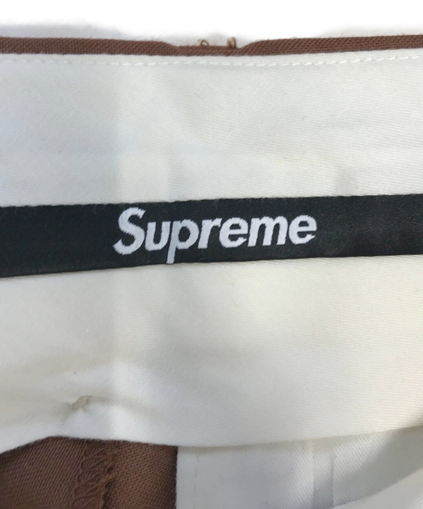 [Pre-owned] SUPREME 1-tuck slacks
