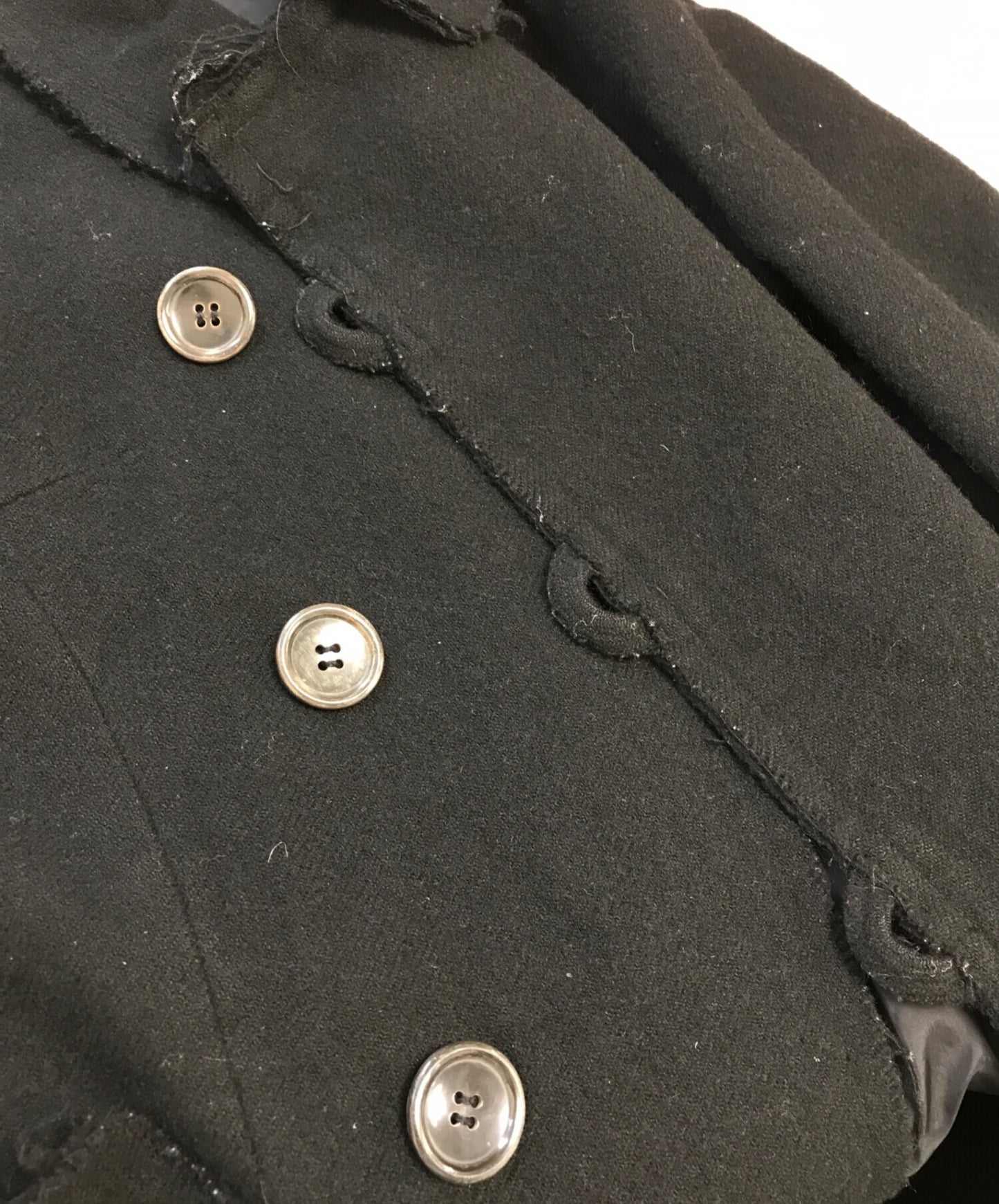 [Pre-owned] tricot COMME des GARCONS Cut-out oversized long coat TL-C001