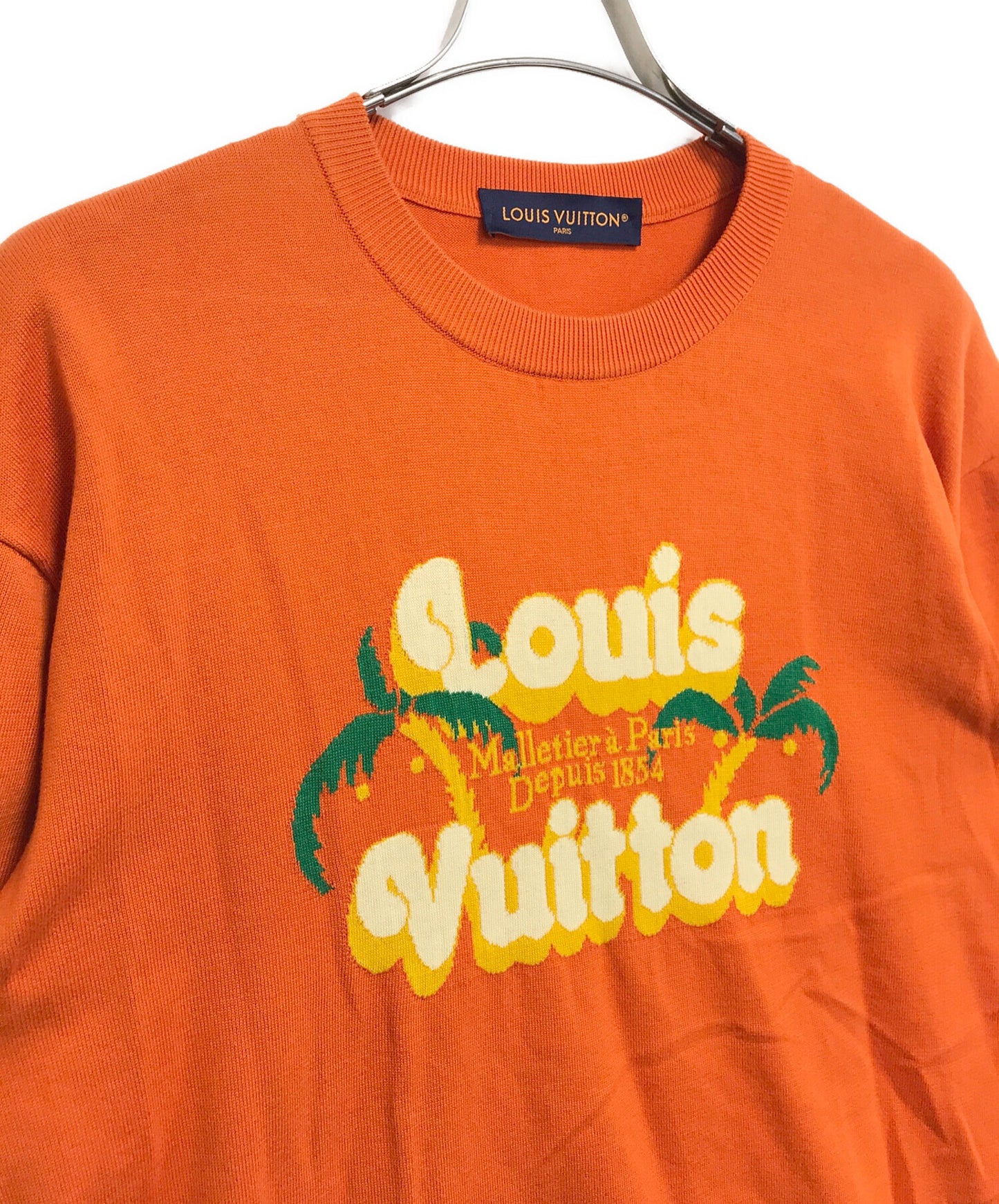 [Pre-owned] LOUIS VUITTON short-sleeved knit RM242MM AUR HRN20W