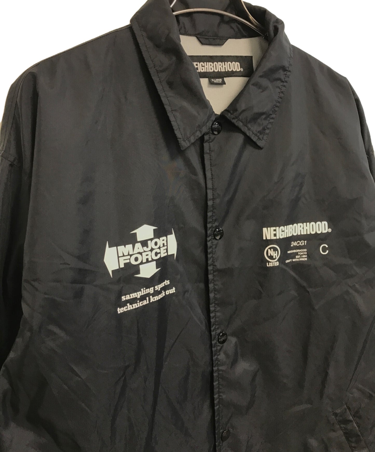 [Pre-owned] NEIGHBORHOOD NH X MAJOR FORCE . WINDBREAKER JACKET 232TSMFN-JKM01S