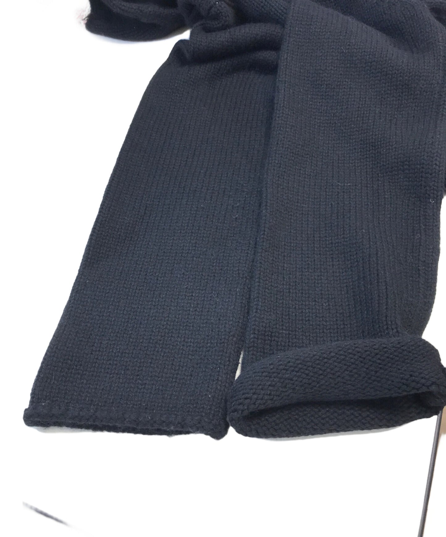 [Pre-owned] Y's Hood Trim Switched Double Zip Knit Coat MZ-K23-156