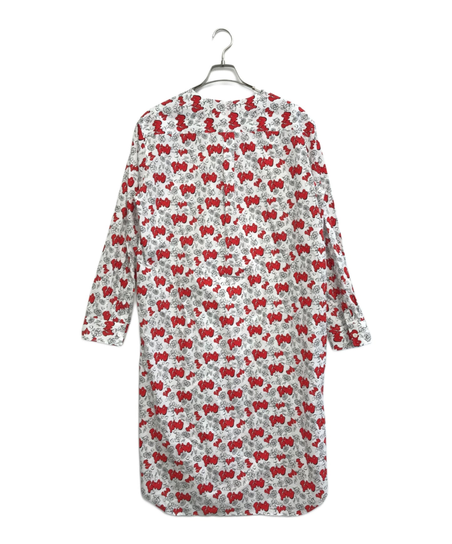 [Pre-owned] TAO COMME des GARCONS Flower Print Shirt Dress TK-O012
