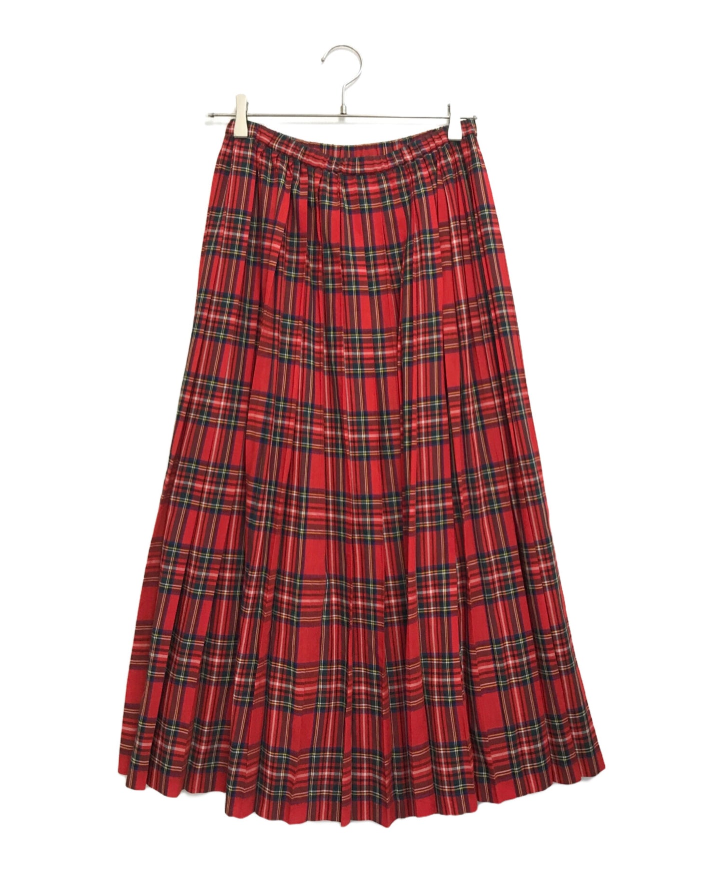[Pre-owned] JUNYA WATANABE COMME des GARCONS tartan plaid pleated skirt JK-S014