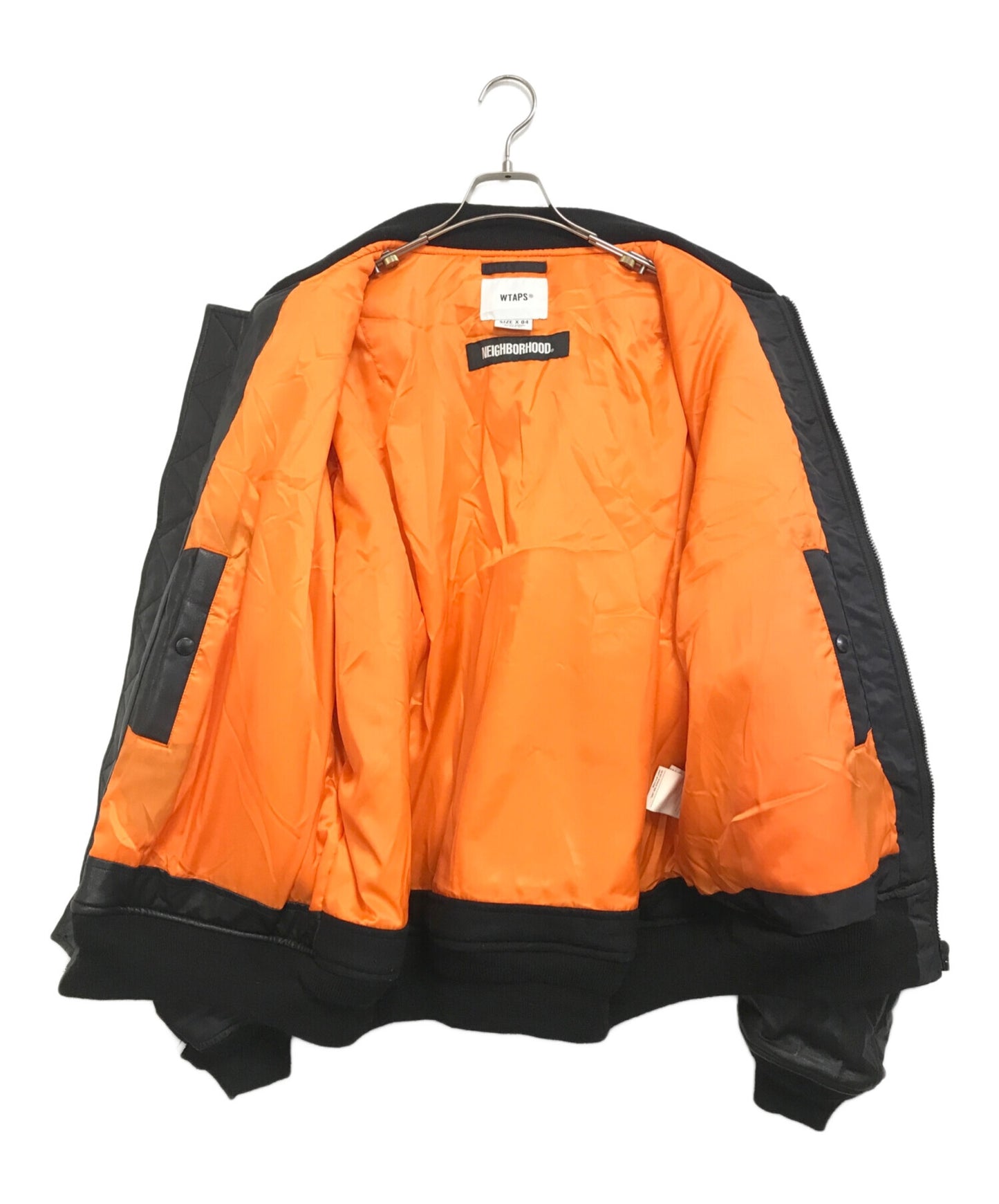 [Pre-owned] WTAPS MA-1 jacket with different material switching 192BRNHD-JKM02S