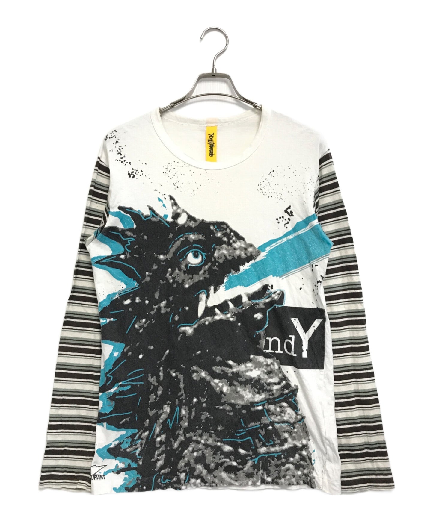 [Pre-owned] GROUND Y Collaboration print L/S cut and sewn GH-T17-808