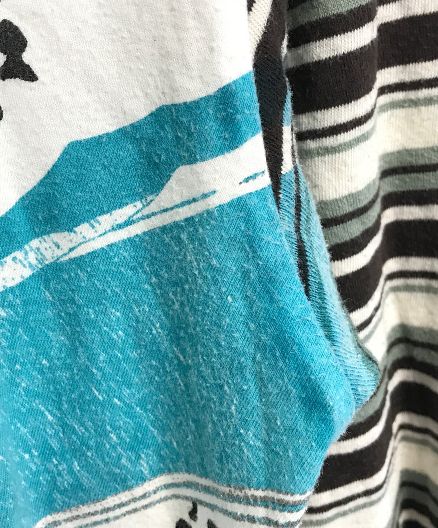 [Pre-owned] GROUND Y Collaboration print L/S cut and sewn GH-T17-808