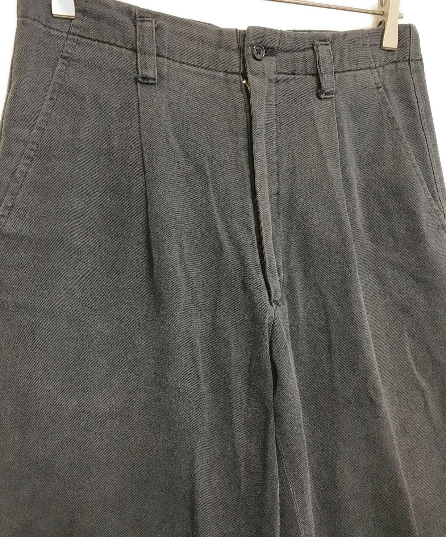 [Pre-owned] COMME des GARCONS HOMME Black denim pants HP-11013M