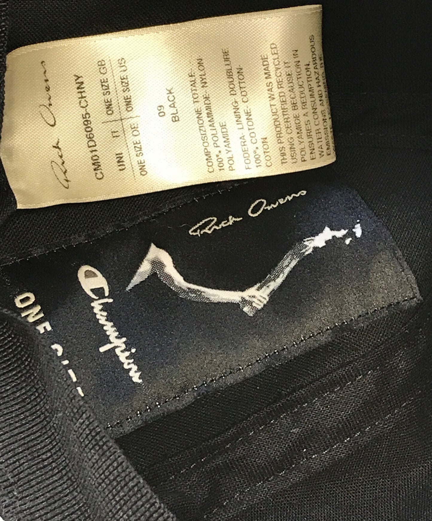 [Pre-owned] RICK OWENS cap CM01D6095-CHNY