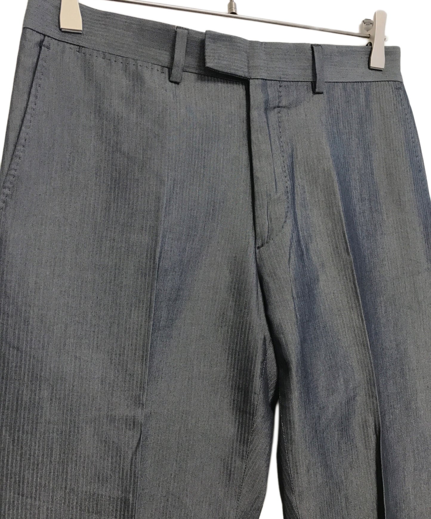 [Pre-owned] LOUIS VUITTON Silk-blend striped slacks