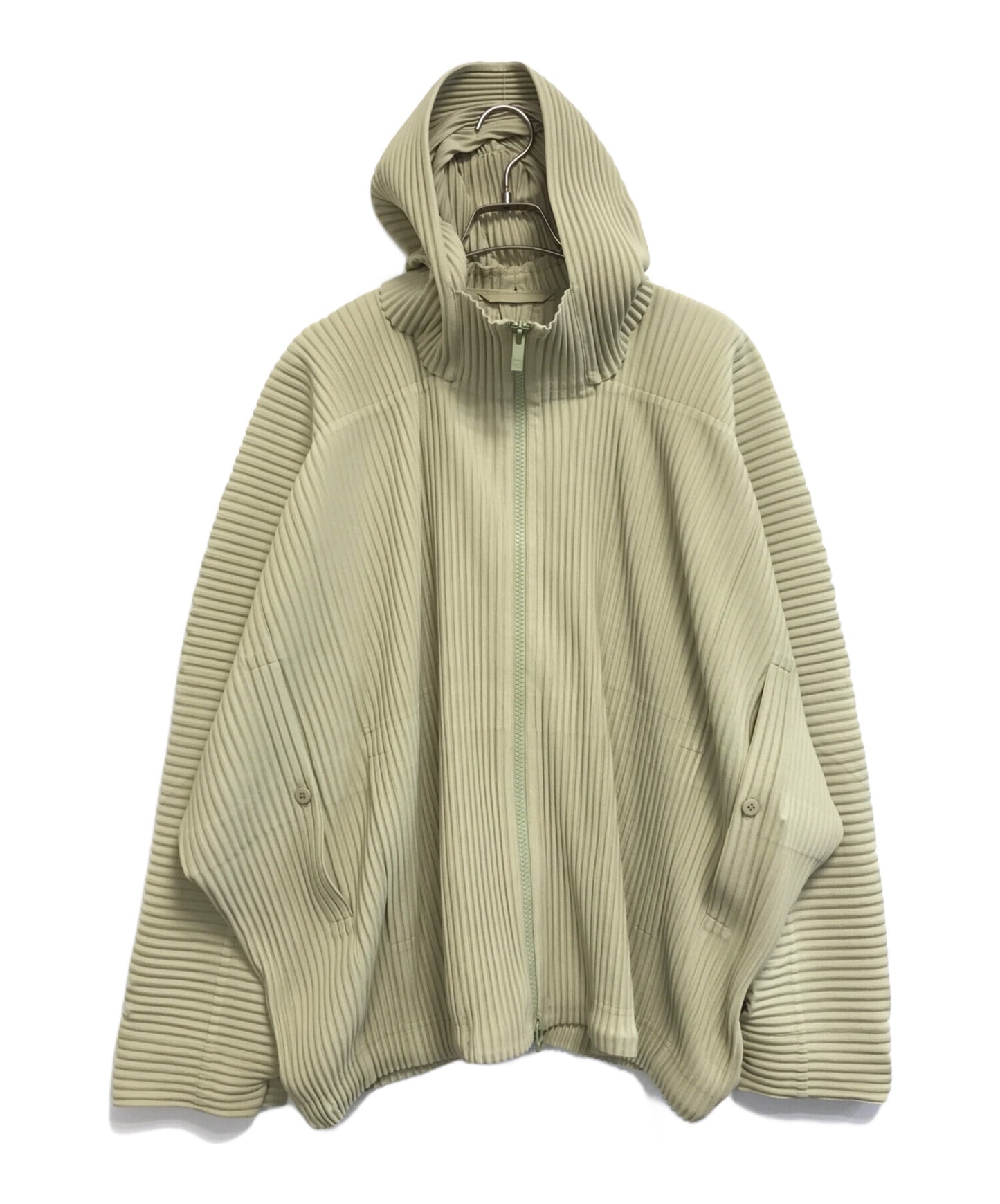 [Pre-owned] HOMME PLISSE ISSEY MIYAKE Pleated zip-up jacket HP51-JL121-42