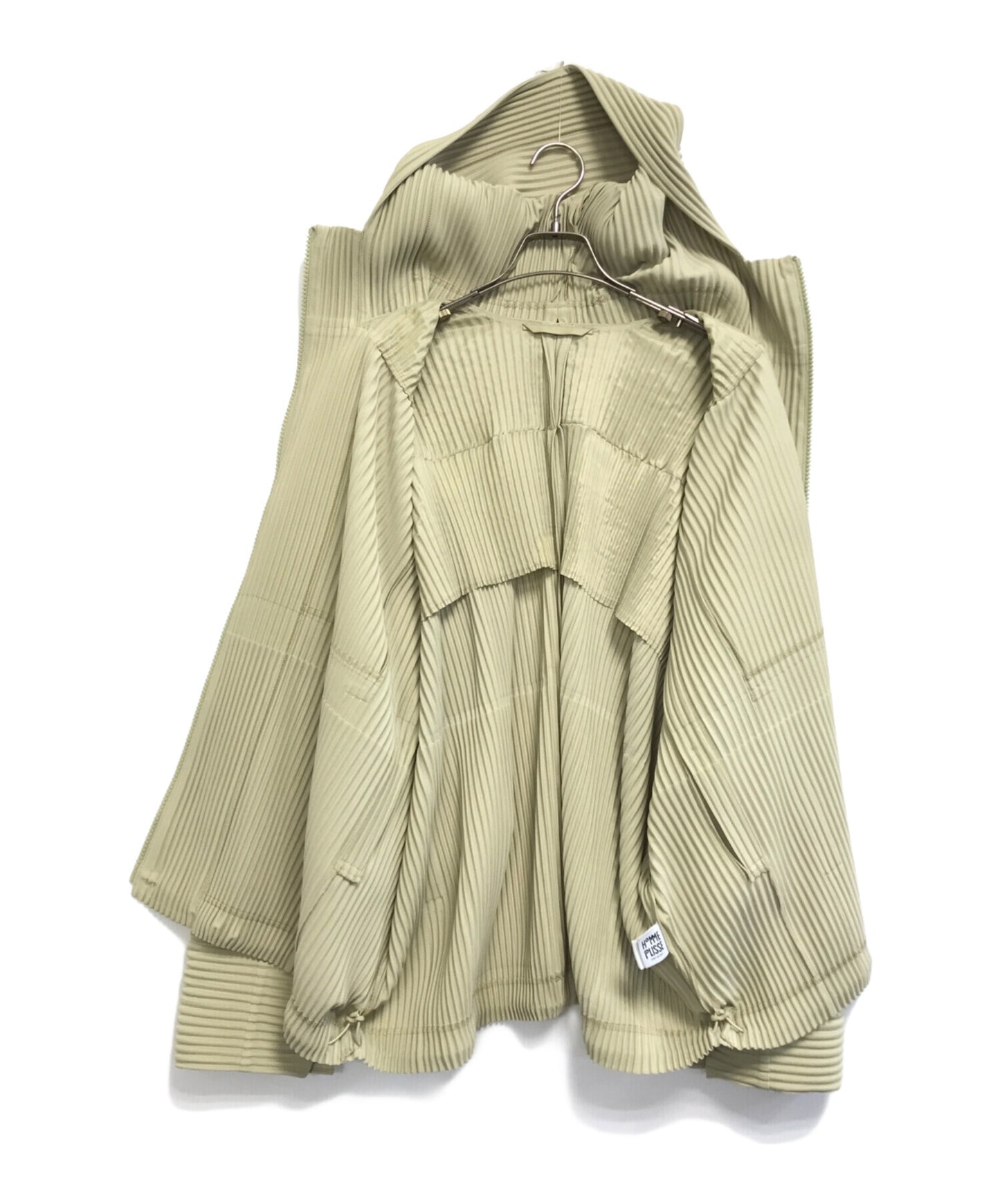 [Pre-owned] HOMME PLISSE ISSEY MIYAKE Pleated zip-up jacket HP51-JL121-42