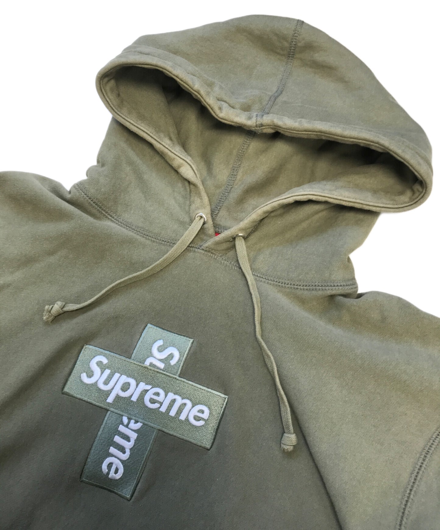 [Pre-owned] SUPREME Cross Box Logo Hooded Sweatshirt