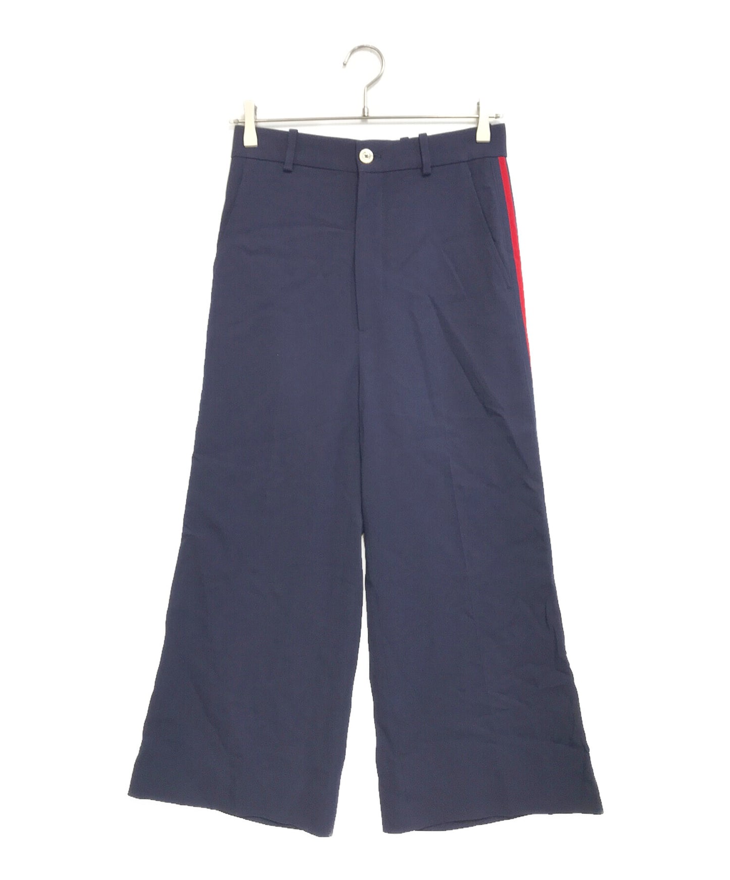 [Pre-owned] GUCCI Web line rayon pants 523250 ZKR01