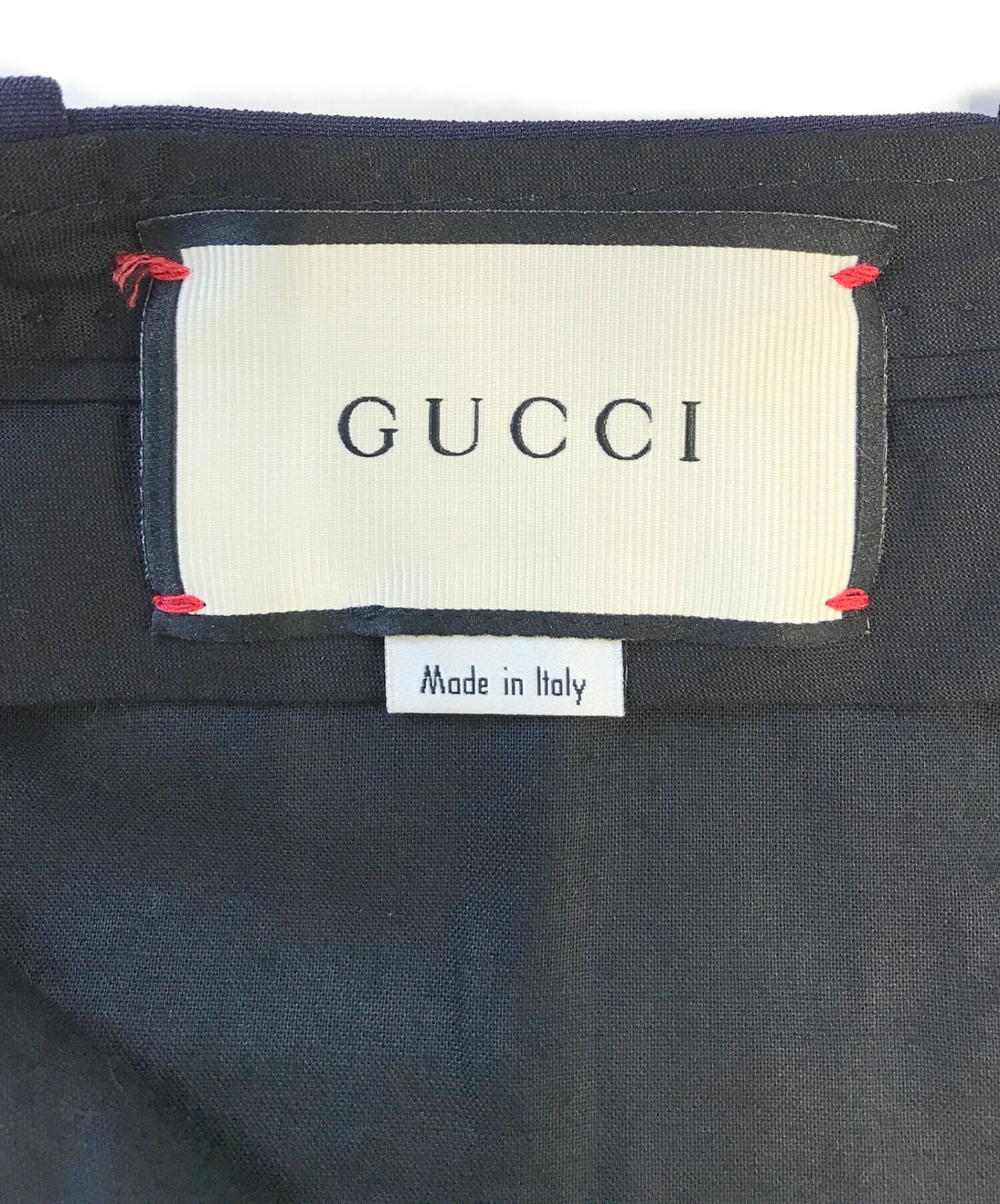 [Pre-owned] GUCCI Web line rayon pants 523250 ZKR01