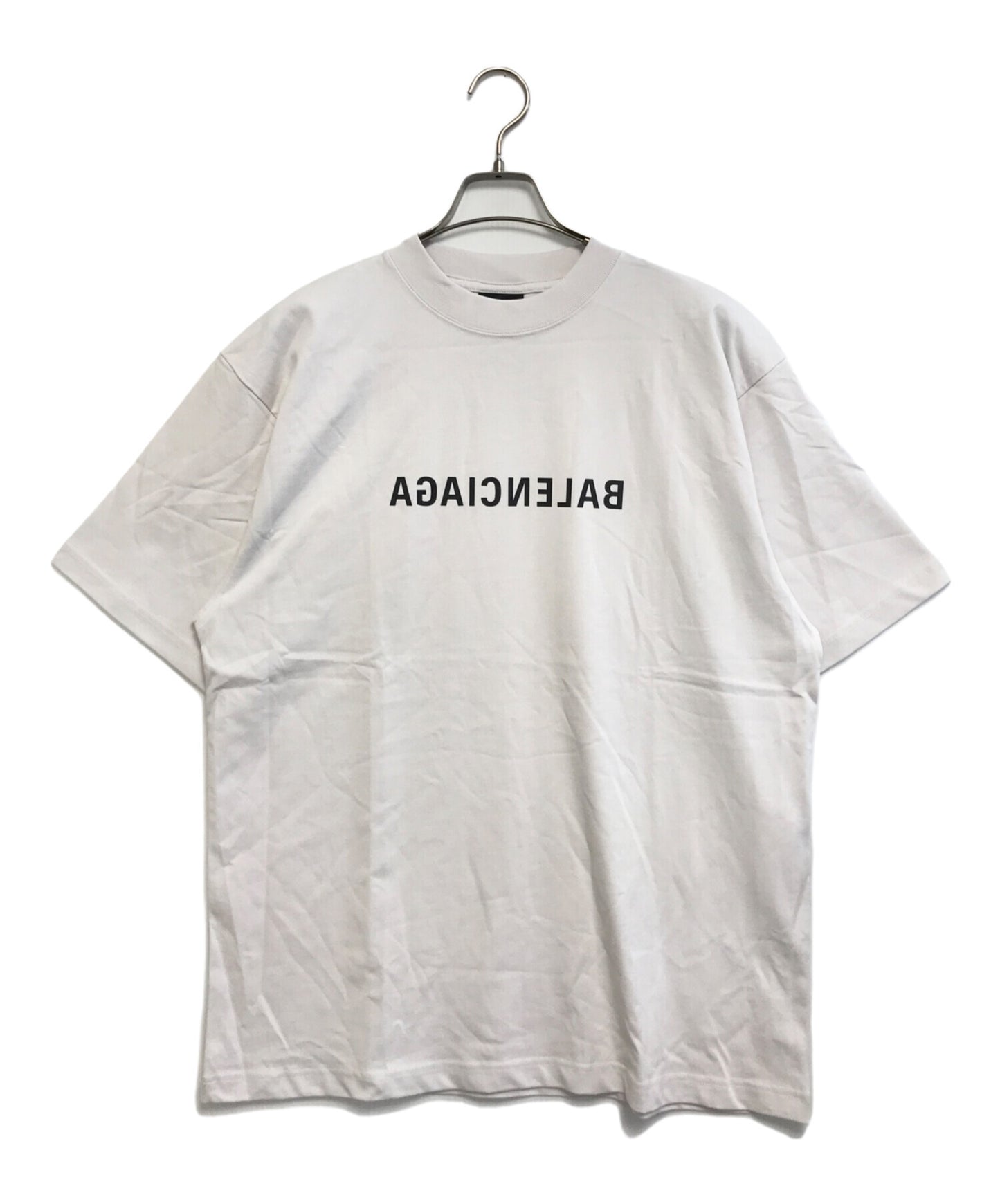 [Pre-owned] BALENCIAGA Mirror Logo Print T-Shirt vl03 764235 tnvr2 9784