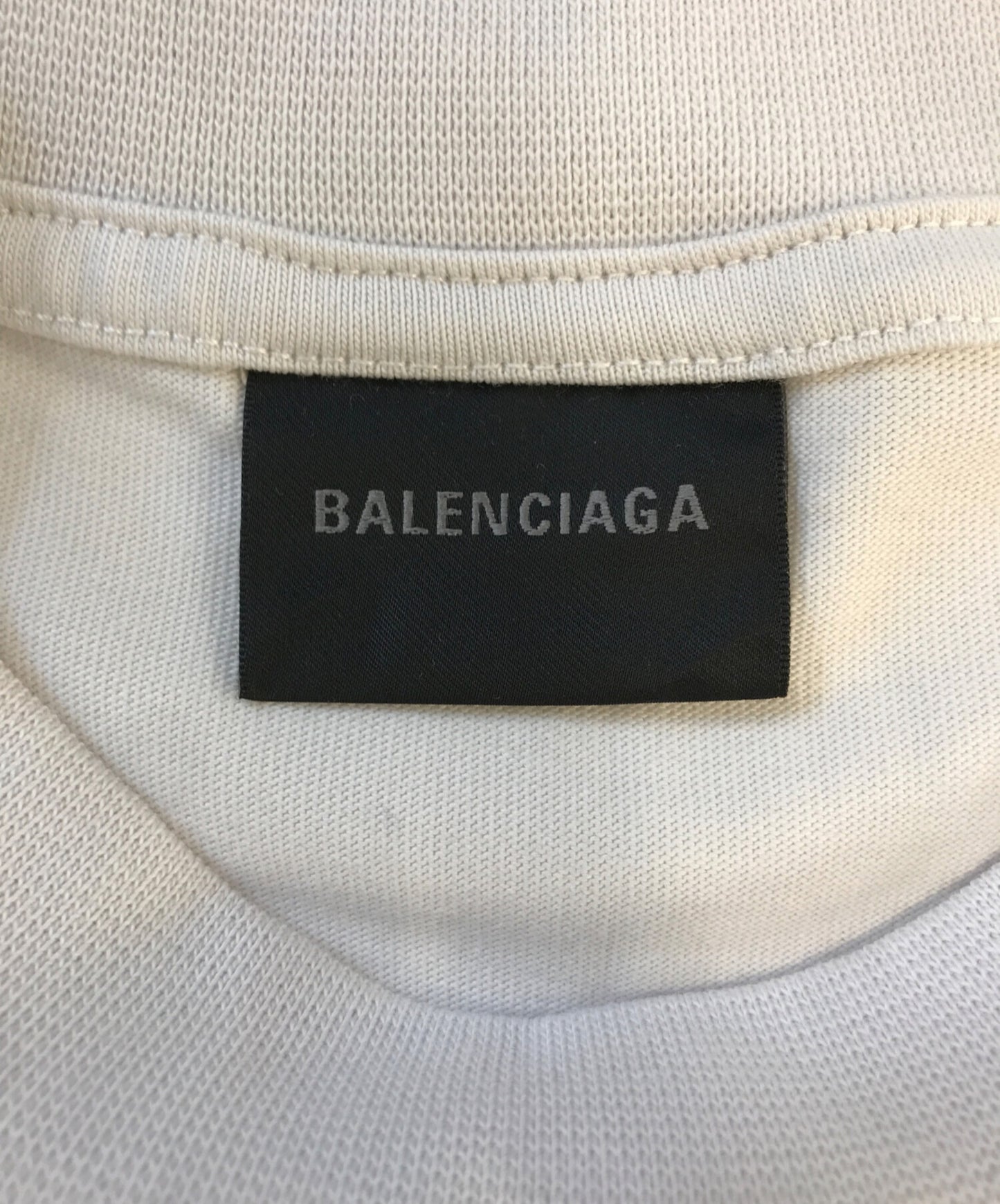 [Pre-owned] BALENCIAGA Mirror Logo Print T-Shirt vl03 764235 tnvr2 9784