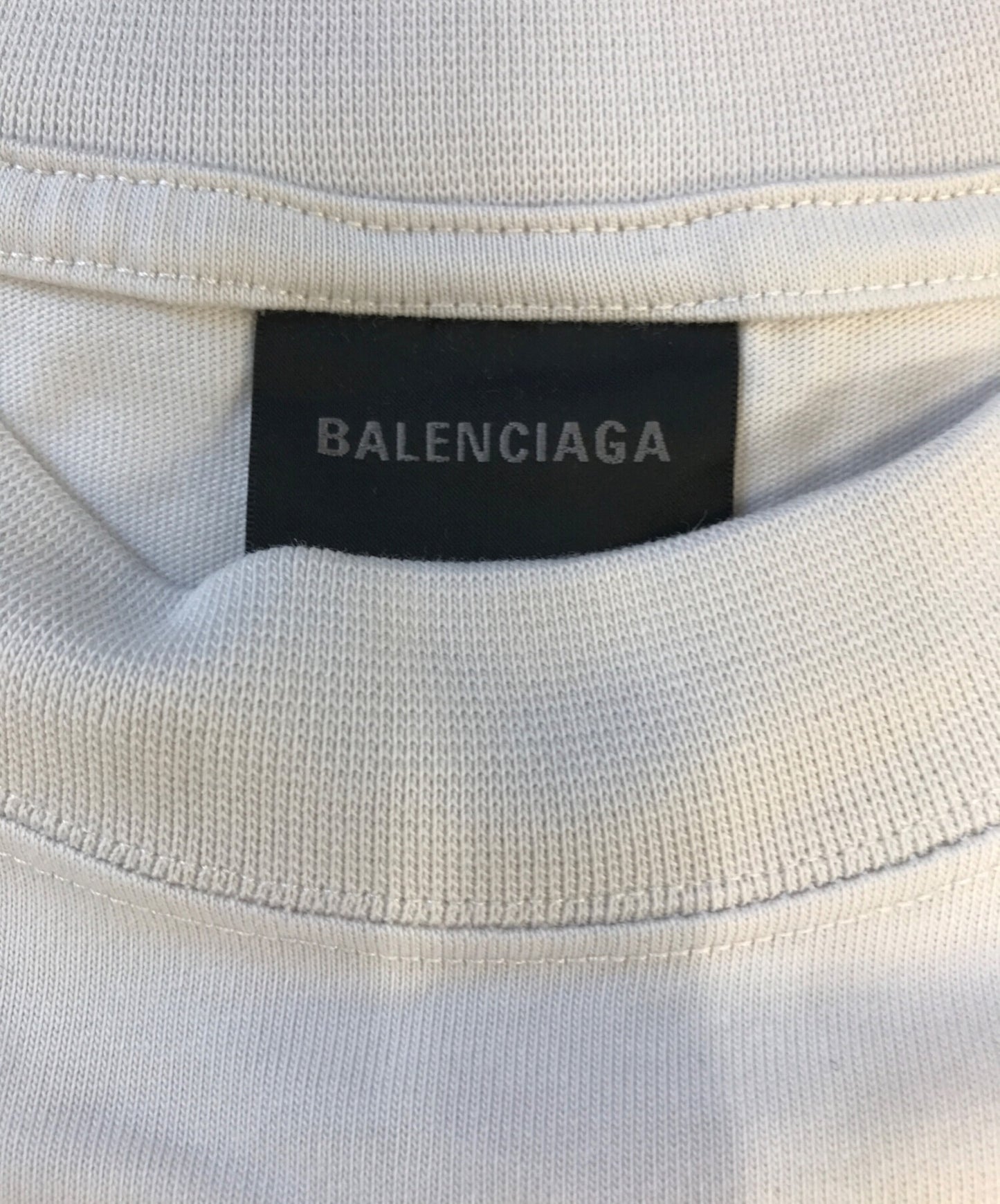 [Pre-owned] BALENCIAGA Mirror Logo Print T-Shirt vl03 764235 tnvr2 9784