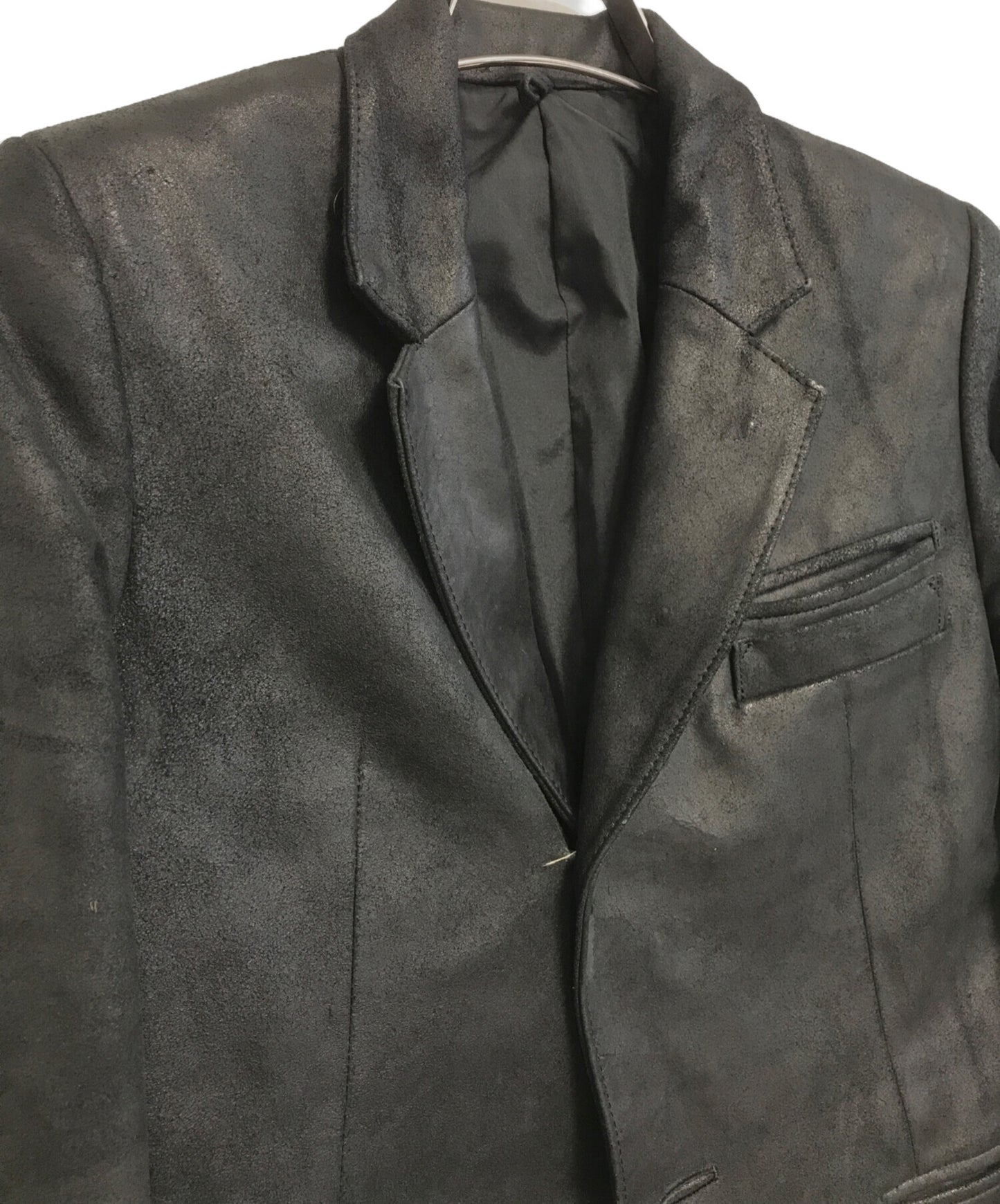 [Pre-owned] NUMBER (N)INE 90's Leather Tailored Jacket