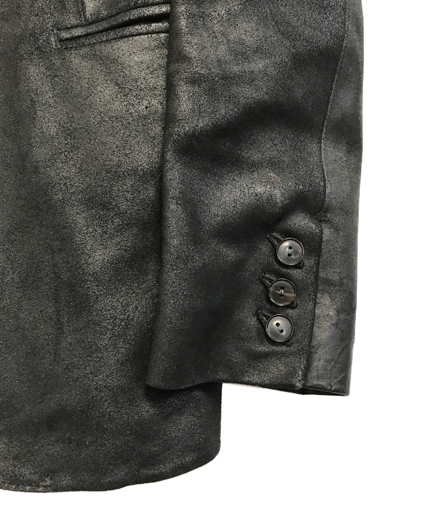 [Pre-owned] NUMBER (N)INE 90's Leather Tailored Jacket