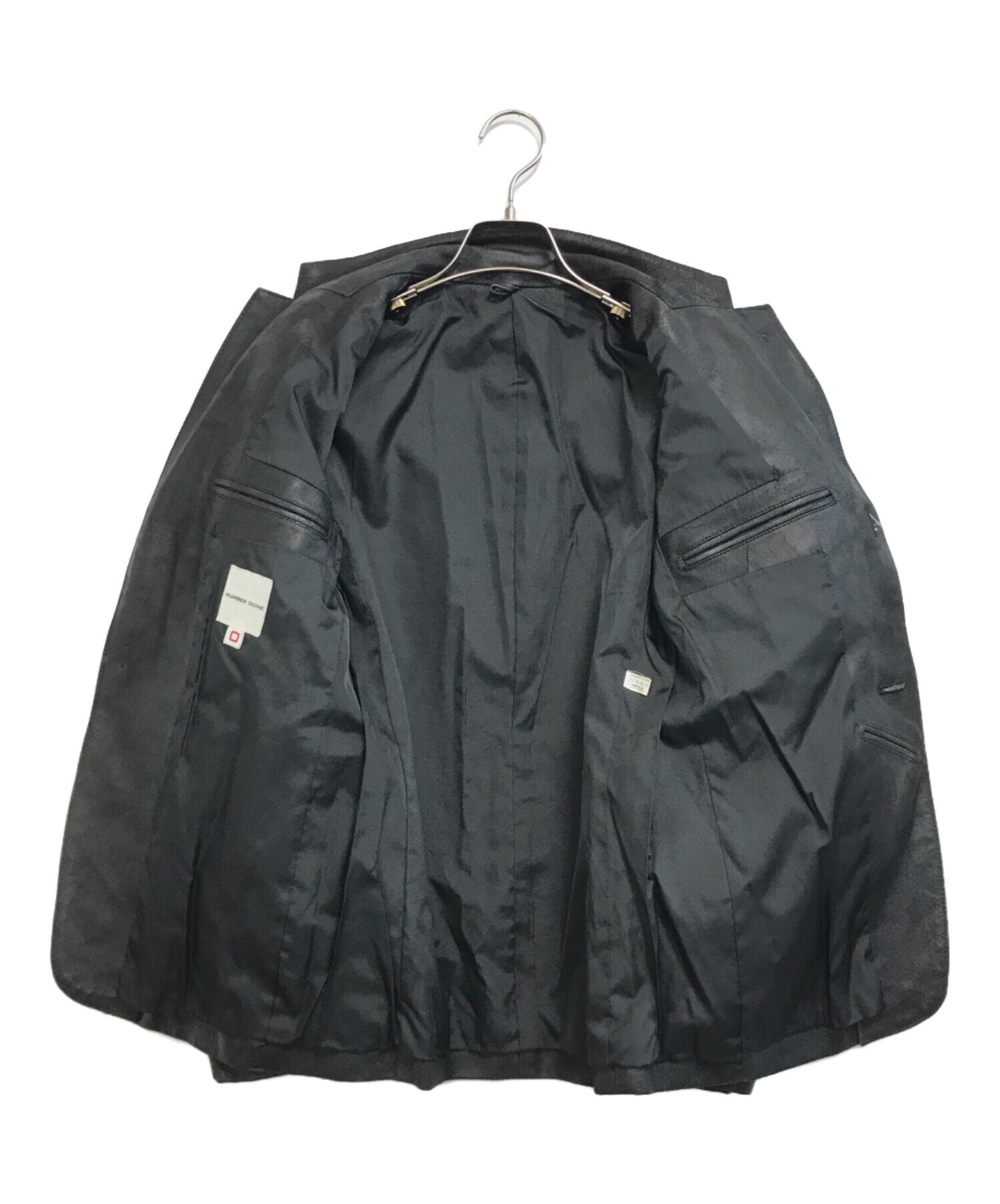 [Pre-owned] NUMBER (N)INE 90's Leather Tailored Jacket