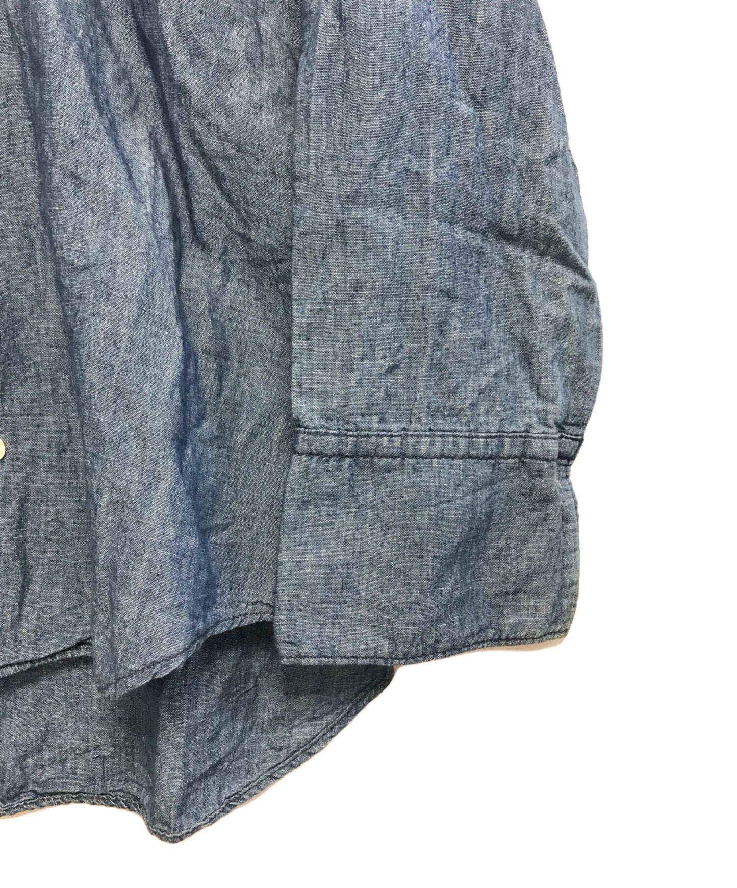 [Pre-owned] JUNYA WATANABE COMME des GARCONS Round Collar Chambray Blouse JS-B02