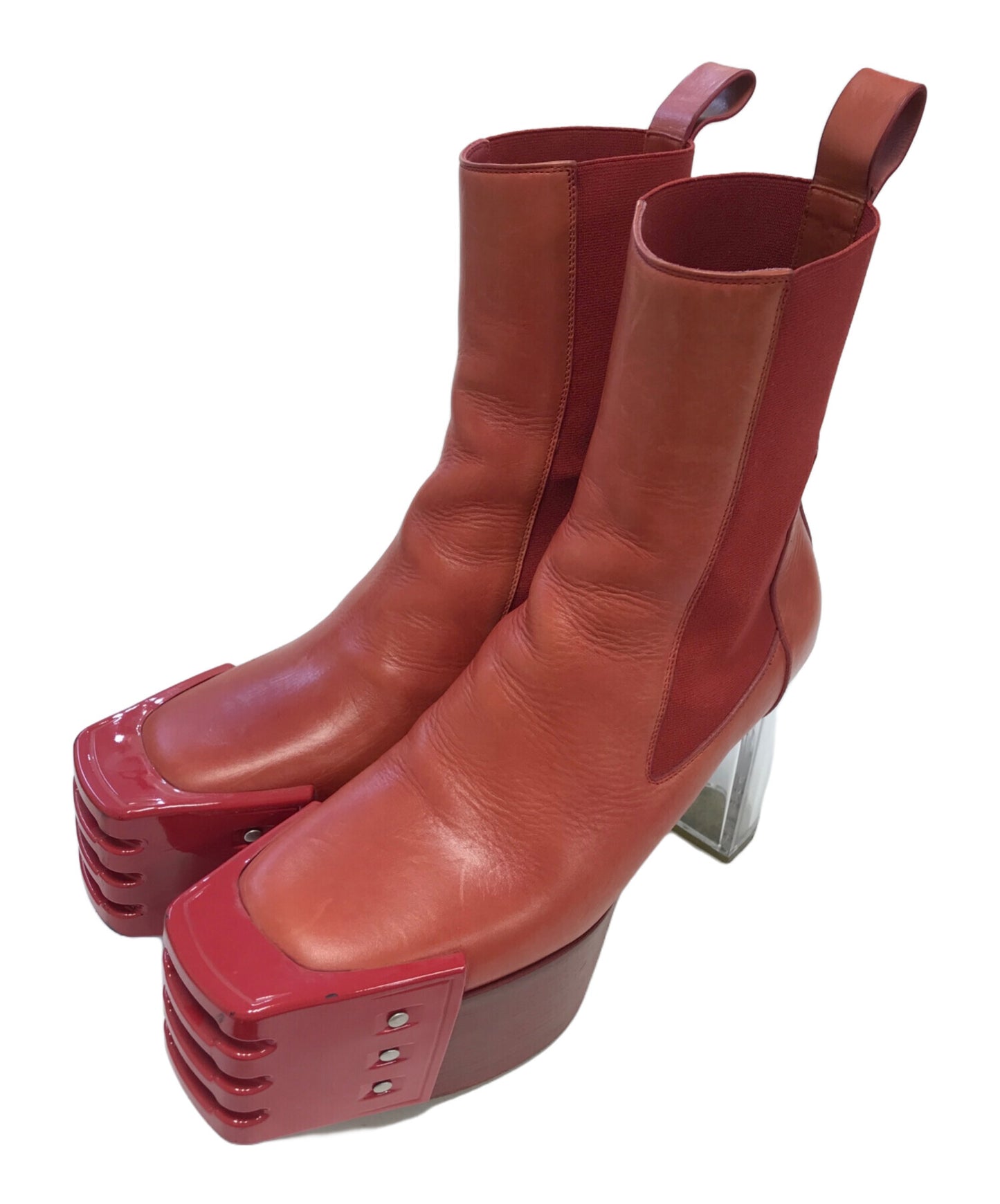 [Pre-owned] RICK OWENS Grill Kissing Boots RU01B1825